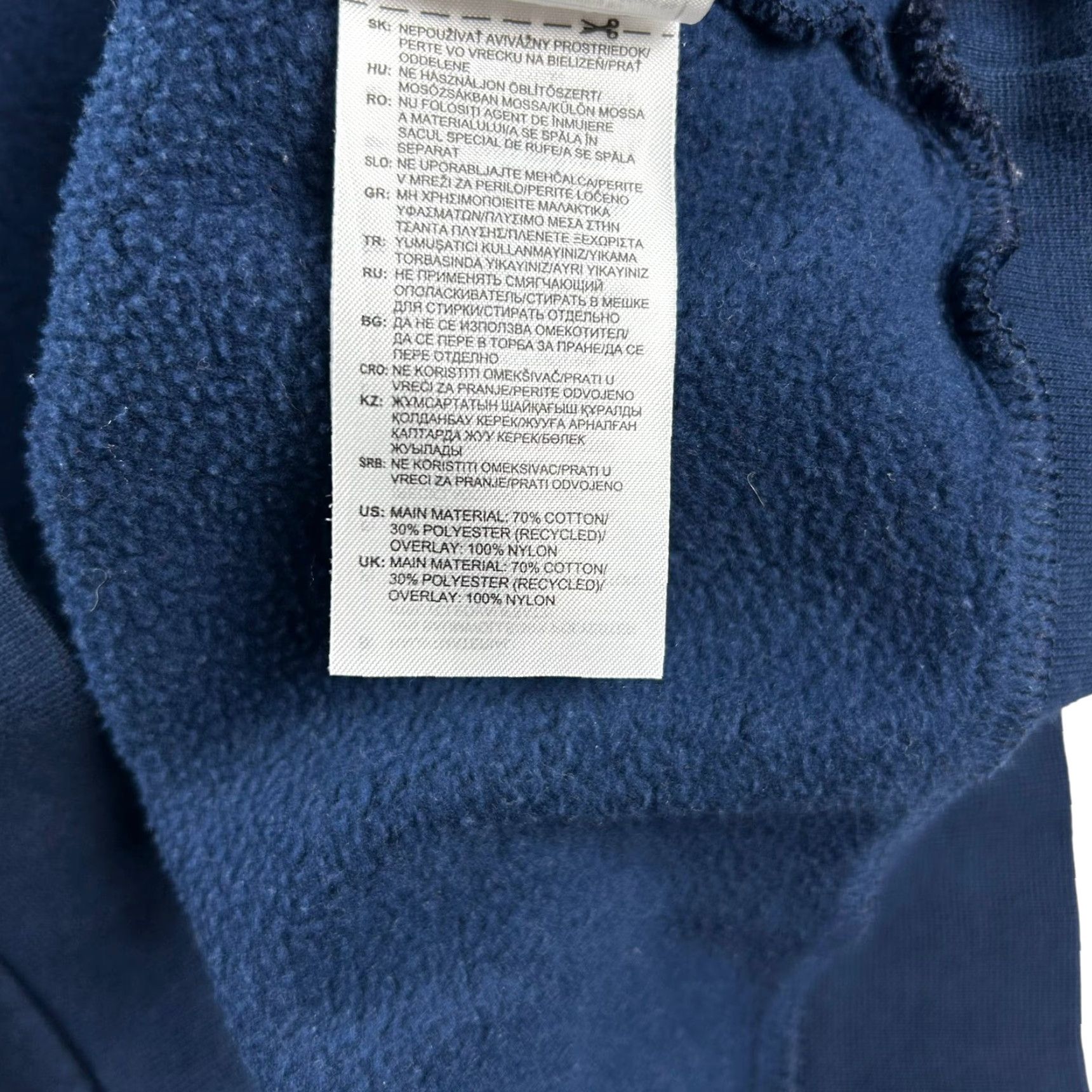Adidas VINTAGE Adidas Sweatshirt Crew Neck Long Sleeve Fleece Logo Embroidered Trefoil Blue Small Mens Size US S / EU 44-46 / 1 - 3 Thumbnail