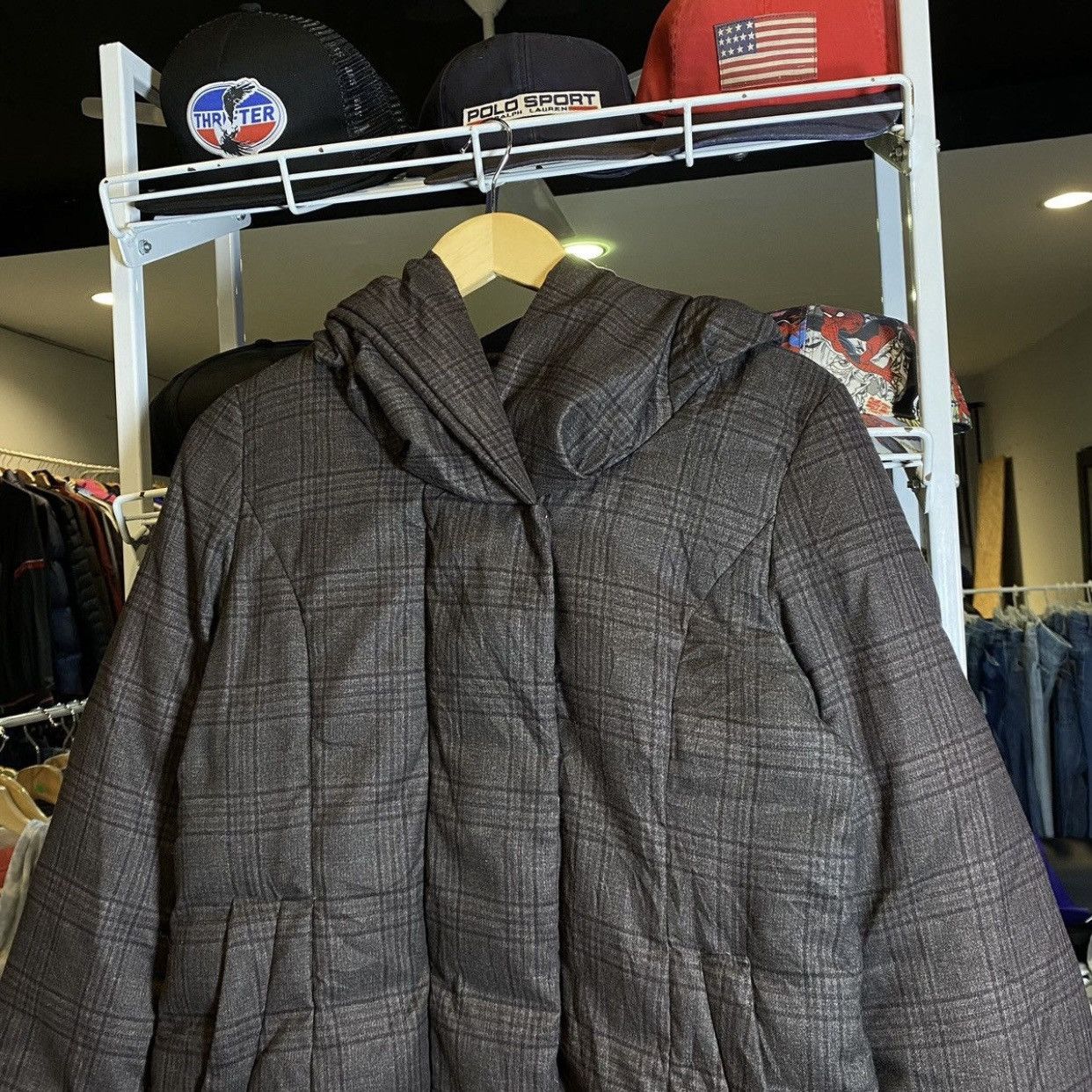 Junko Shimada PART 2 BY JUNKO SHIMADA CHECKERED LIGHT PUFFER JACKETS Size US M / EU 48-50 / 2 - 4 Thumbnail