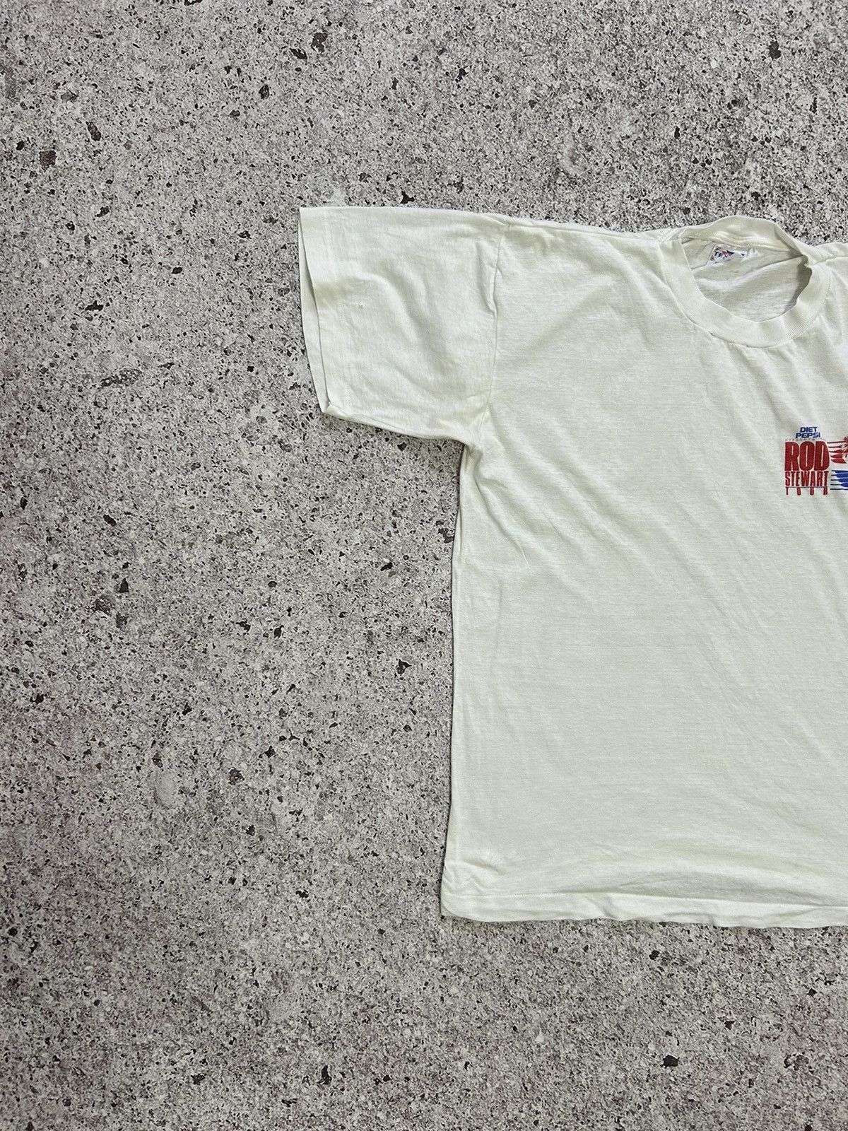 Band Tees × Vintage Vintage 90’s Diet Pepsi Presents The Rod Stewart Tour Tee Size US XL / EU 56 / 4 - 2 Thumbnail
