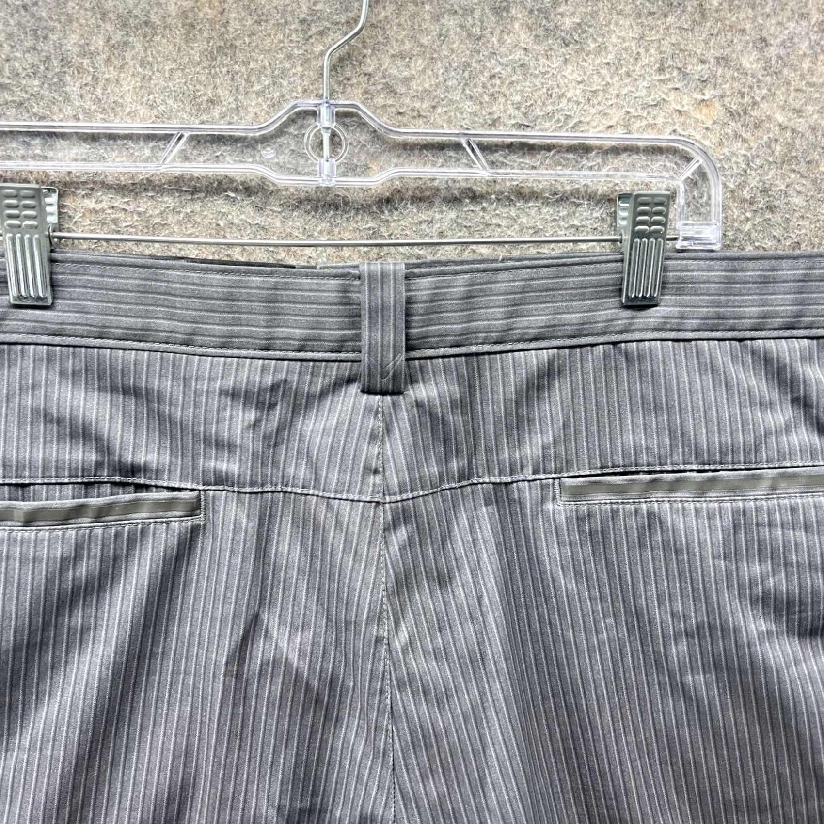 Callaway Callaway Shorts Mens 38 Gray Pinstripe Golf Chino Lightweight Performance Casual Size US 38 / EU 54 - 5 Thumbnail