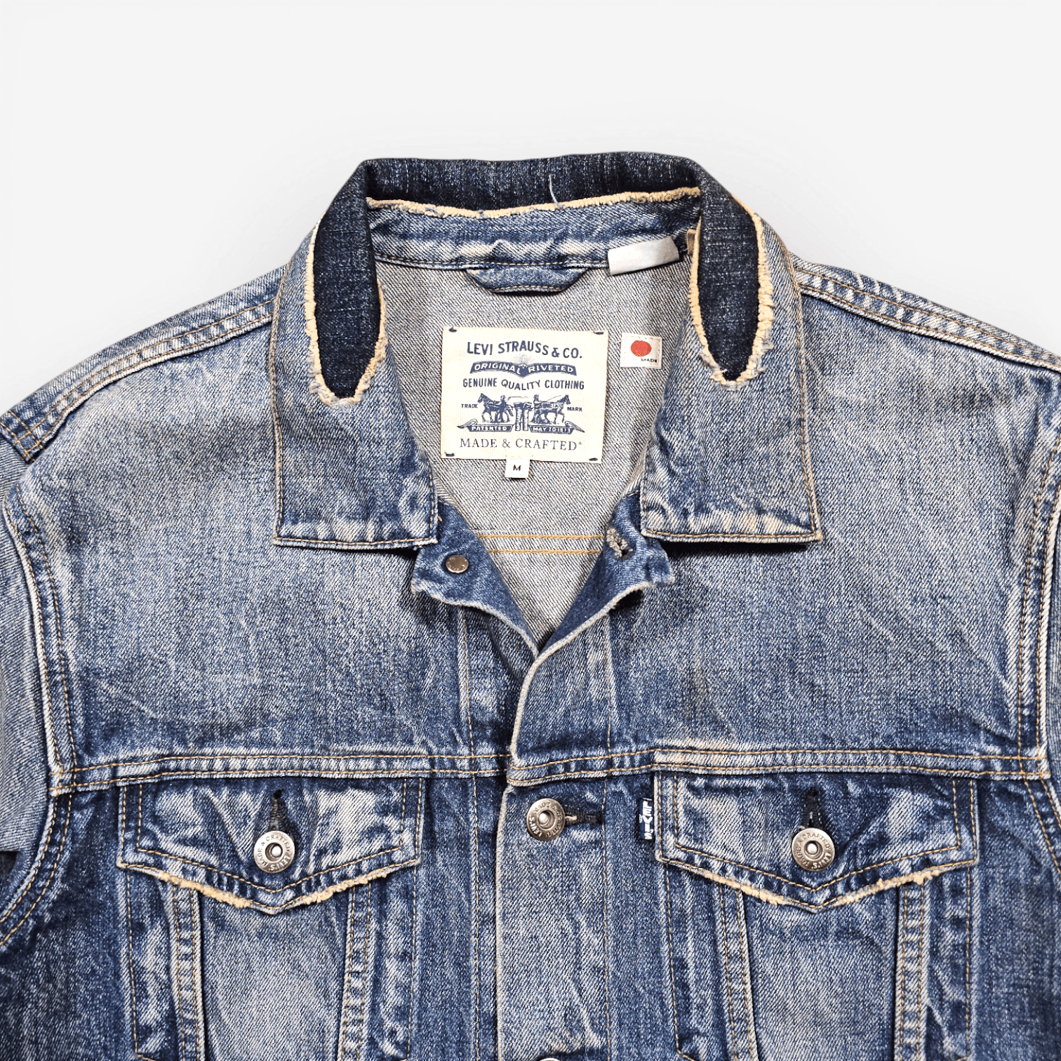 Levi's Made & Crafted Levi's Made & Crafted Denim Trucker Jacket Made in Japan Size US M / EU 48-50 / 2 - 4 Thumbnail