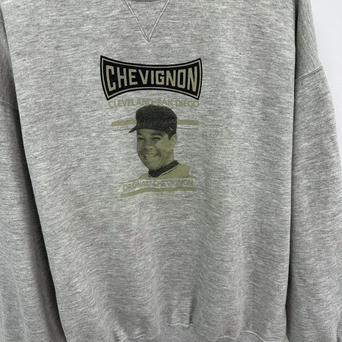 Chevignon Vintage 90s Chevignon Cleveland SanDiego original sweatshirt Size US XL / EU 56 / 4 - 4 Thumbnail