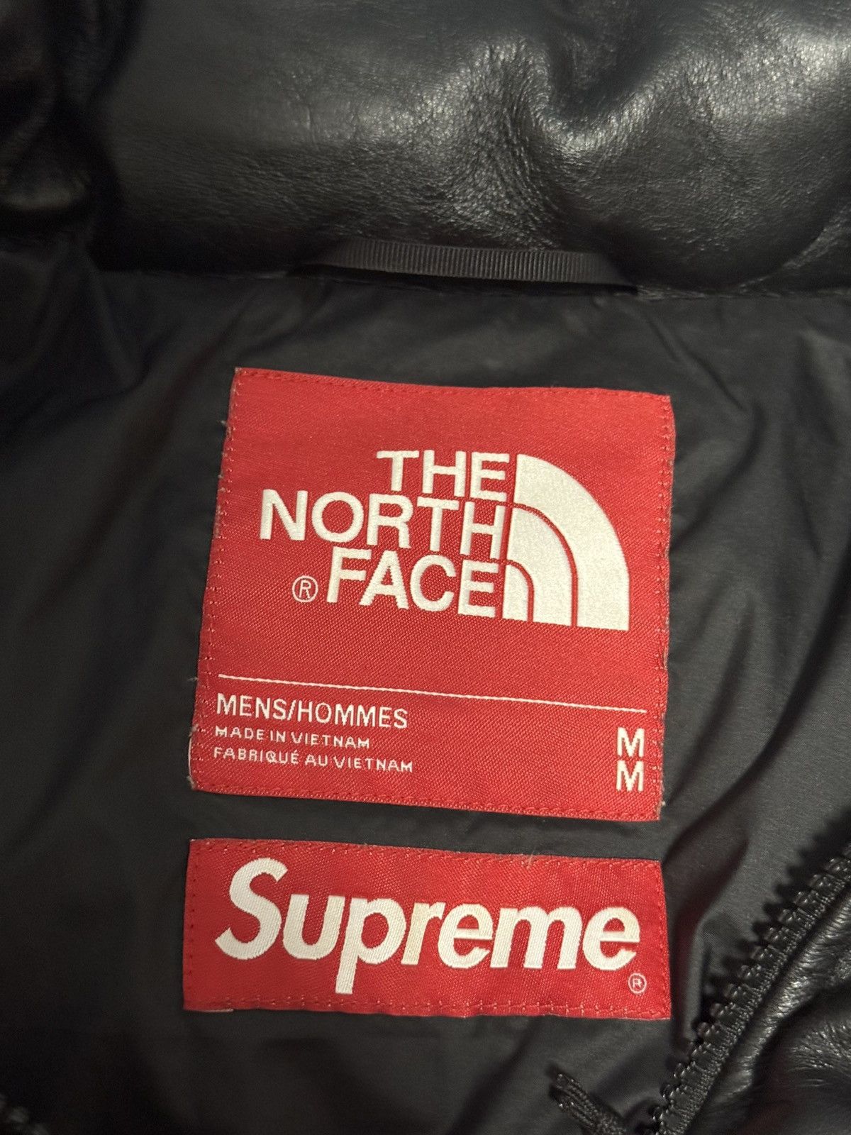 The North Face Supreme tnf the north face leather nuptse jacket red Size US M / EU 48-50 / 2 - 13 Thumbnail