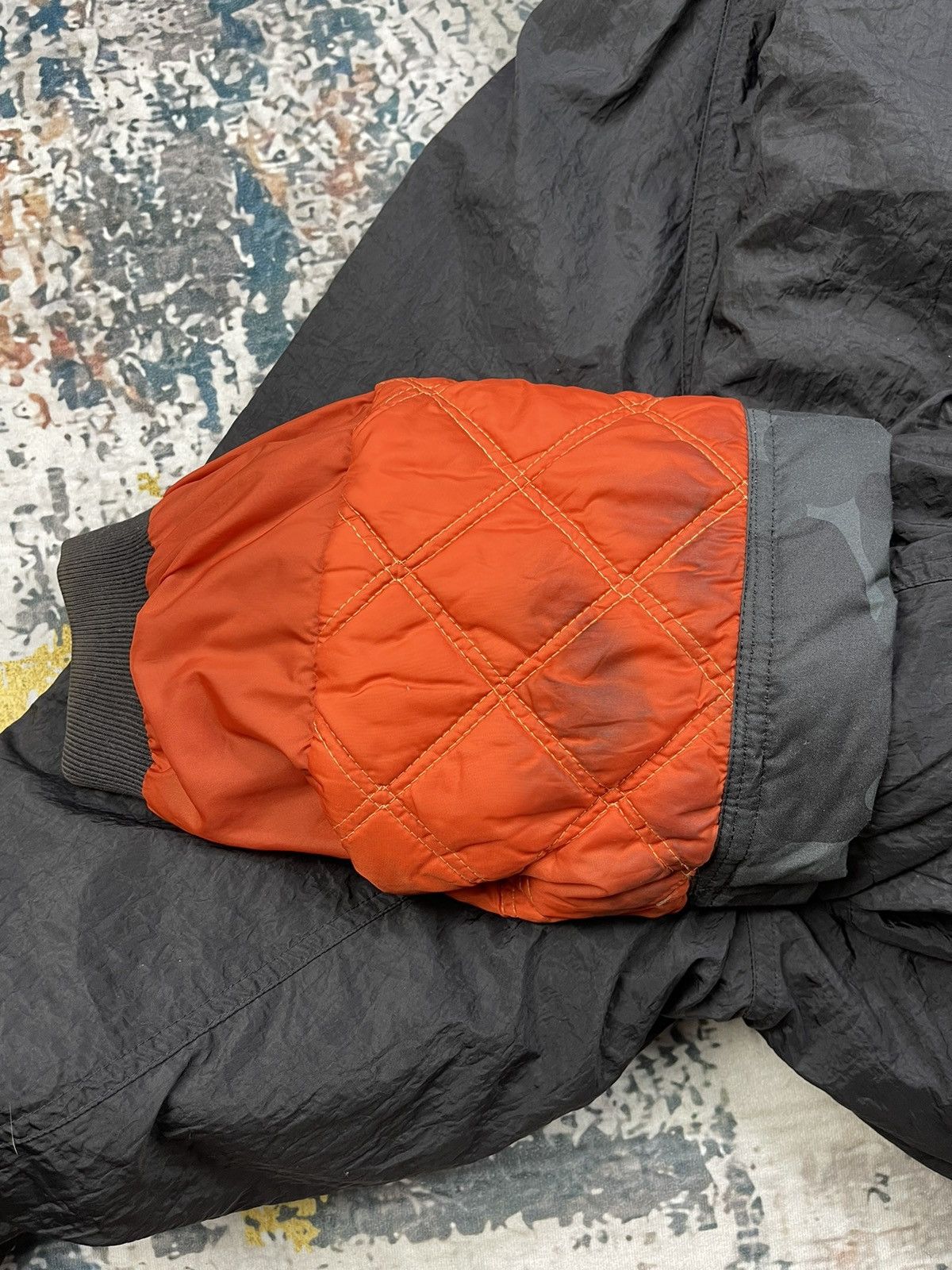 Nike Vtg 90s NIKE Big Swoosh Thick Quilted Coach Jacket Size US L / EU 52-54 / 3 - 17 Thumbnail