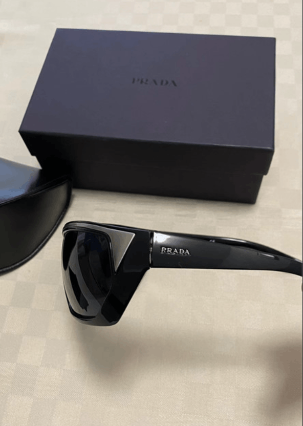 Prada × Vintage PRADA Sunglasses Star Sport Metal Shield Oval Wrap Size ONE SIZE - 2 Thumbnail