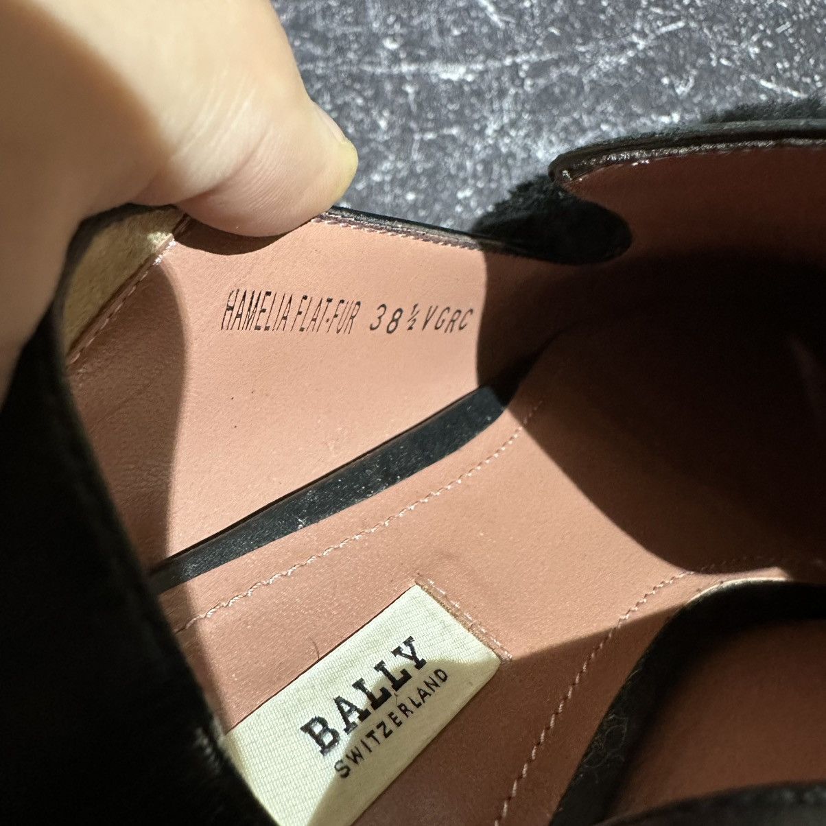Bally BALLY HAMELIA - Women’s Leather/Fur Flats Mules 38.5 size Size US 8.5 / IT 38.5 - 16 Thumbnail
