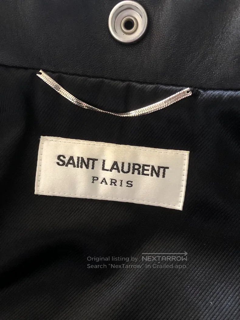 Saint Laurent Paris Saint Laurent Paris Leather Jacket Size US S / EU 44-46 / 1 - 4 Thumbnail