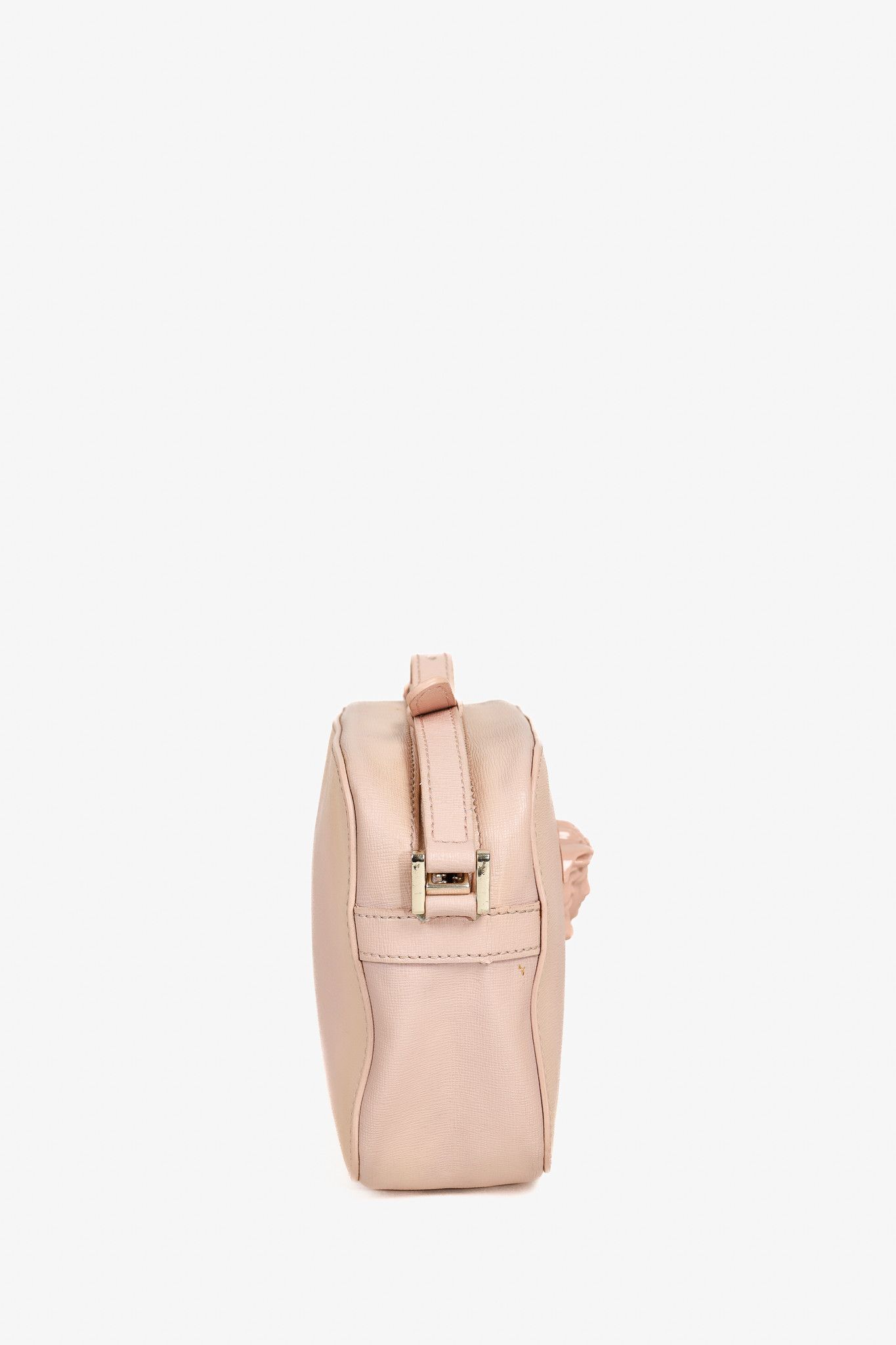 Versace Versace Palazzo Medusa Pink Leather Crossbody Camera Bag Size ONE SIZE - 3 Thumbnail