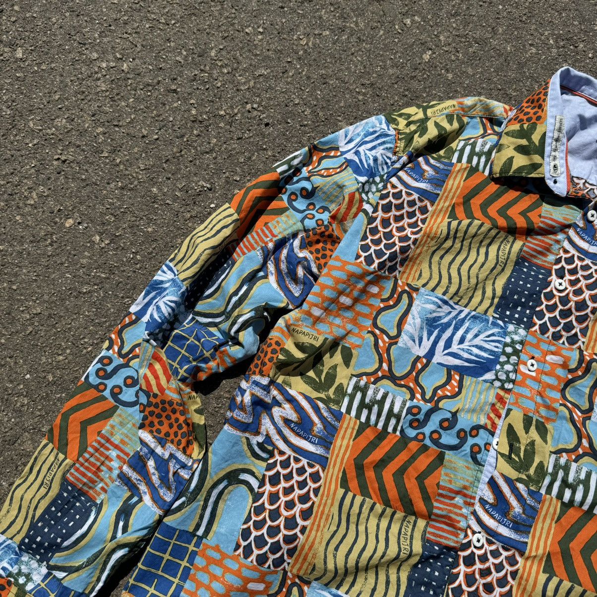 Napapijri × Vintage vintage 90s shirt napapijri monogrammed rare streetwear y2k Size US XL / EU 56 / 4 - 5 Thumbnail