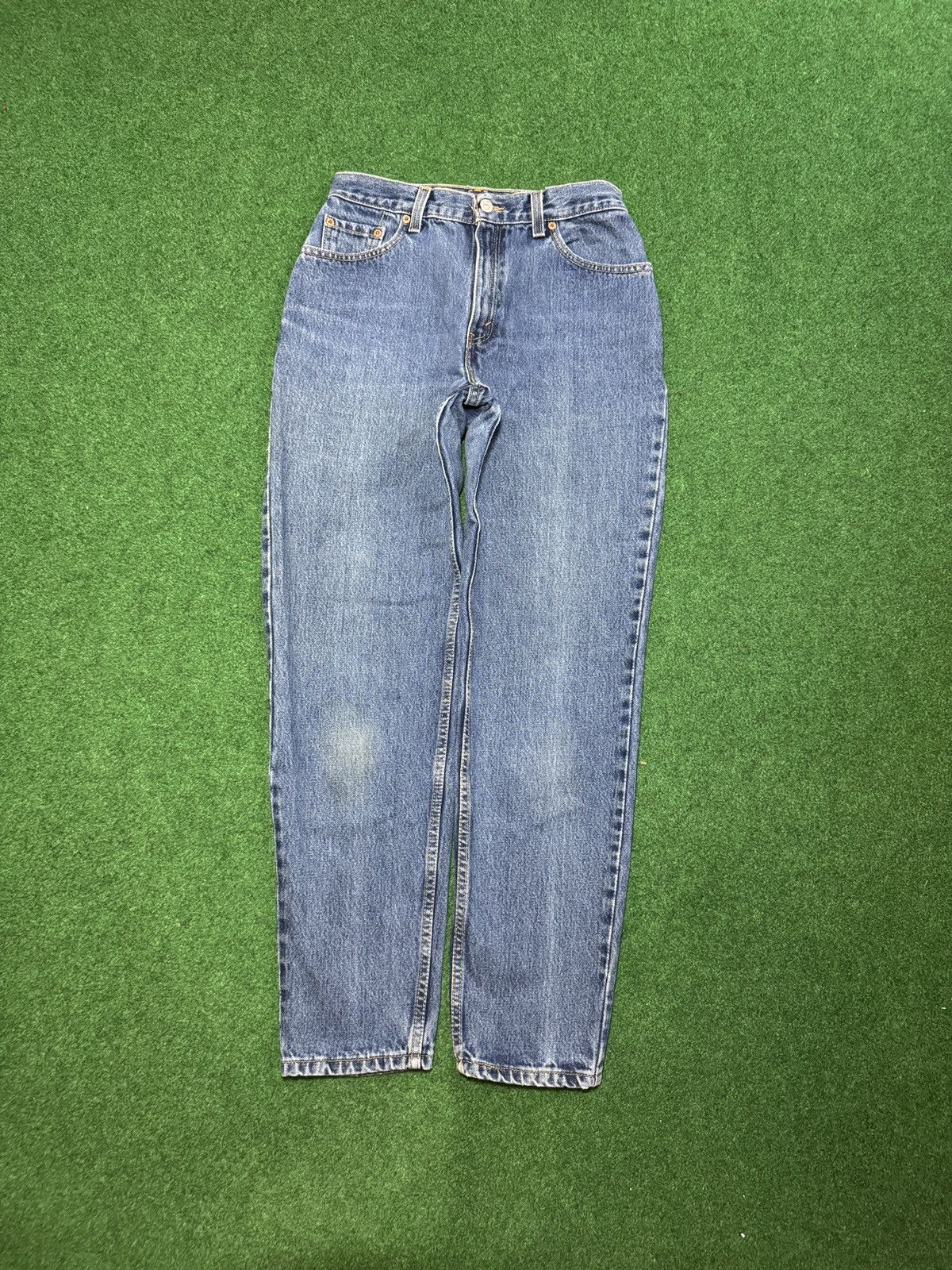 Levi's Vintage Clothing Vintage 90s Levi’s 550 Relaxed Taper 28x30 Denim Jeans Size 30" / US 8 / IT 44 - 3 Thumbnail
