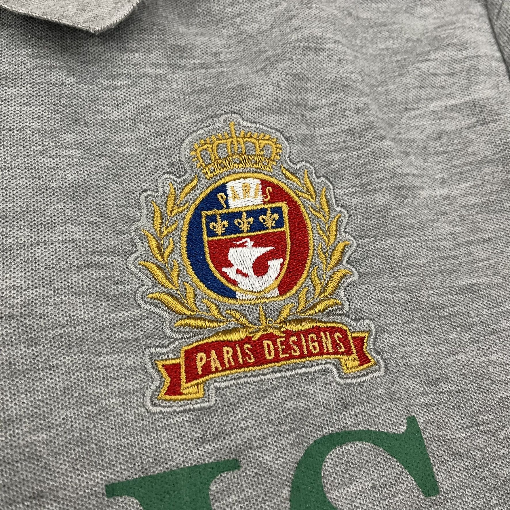 Vintage paris designs polo Size US XL / EU 56 / 4 - 2 Thumbnail