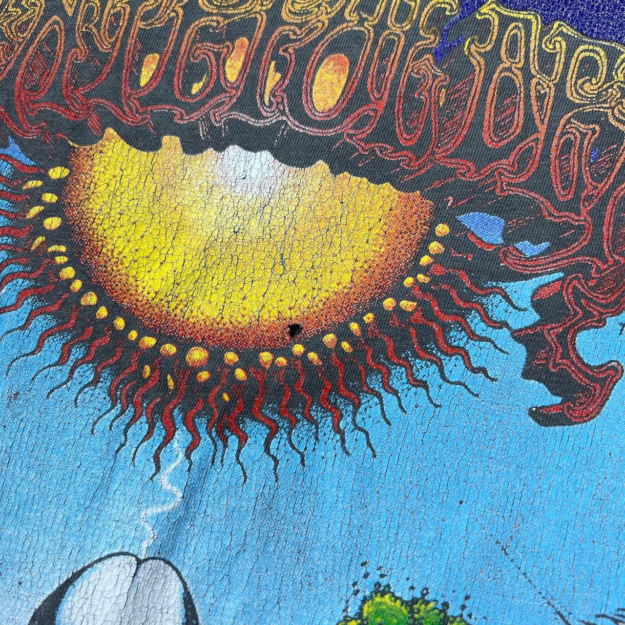 Band Tees × Grateful Dead × Vintage Vintage Grateful Dead 1990 Aoxomoxoa Shrooms T-Shirt Size US XL / EU 56 / 4 - 5 Thumbnail
