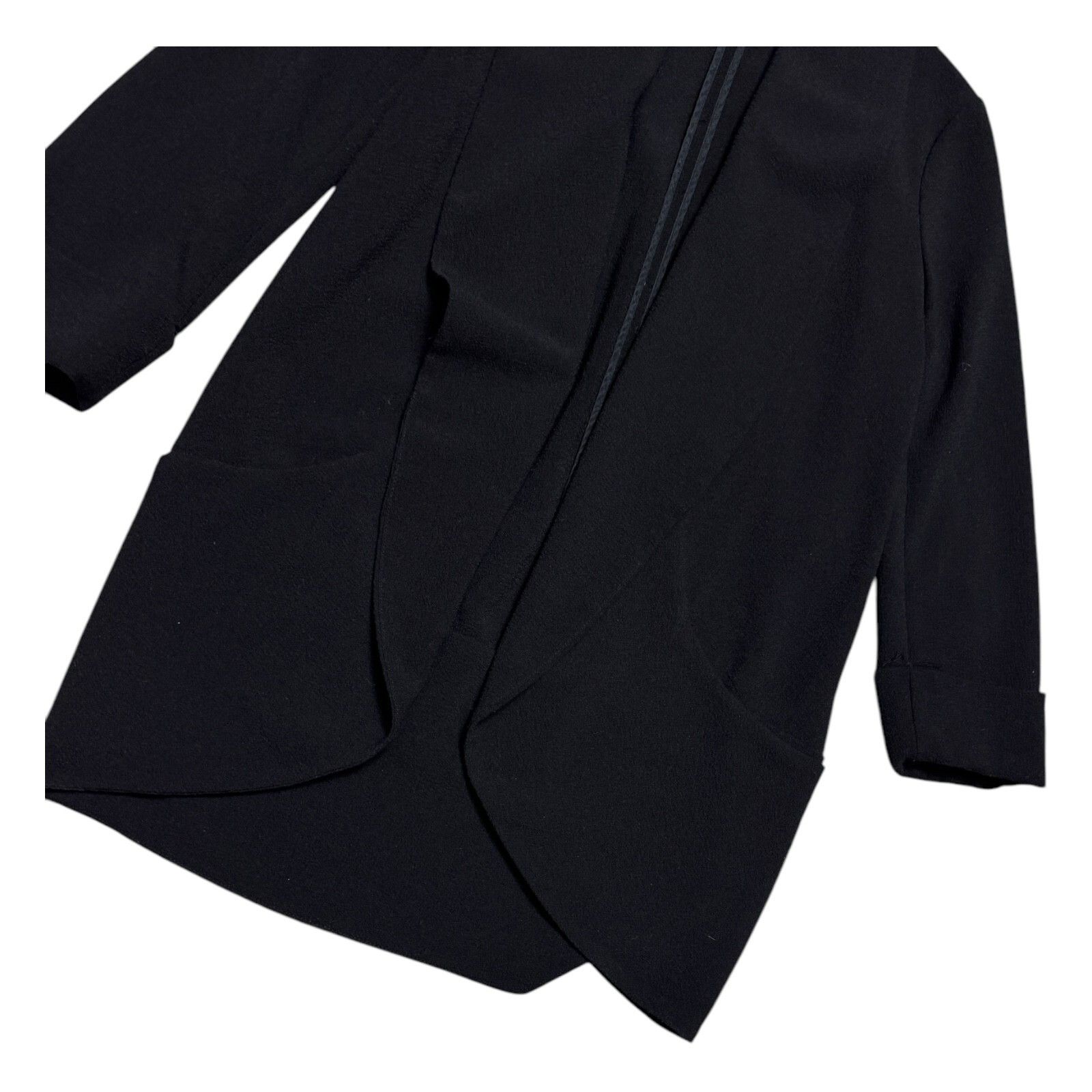 Aritzia WILFRED ARITZIA Black Business Casual Blouse Jacket 00 Size XXS / US 00 / IT 34 - 3 Thumbnail
