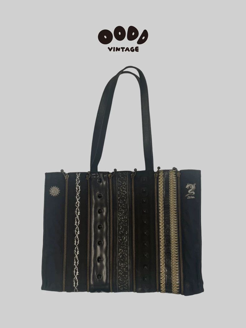 Jean Paul Gaultier Jean Paul Gaultier Patchwork Zip Bag-dmc Size ONE SIZE - 1 Thumbnail