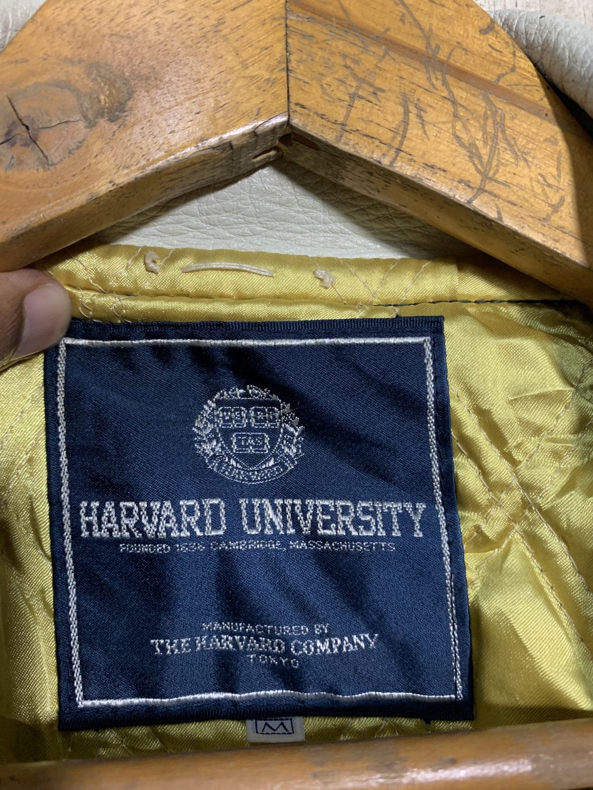 Vintage 🔥VTG HARVARD UNIVERSITY VARSITY JACKETS WOOL/LEATHER Size US M / EU 48-50 / 2 - 9 Thumbnail