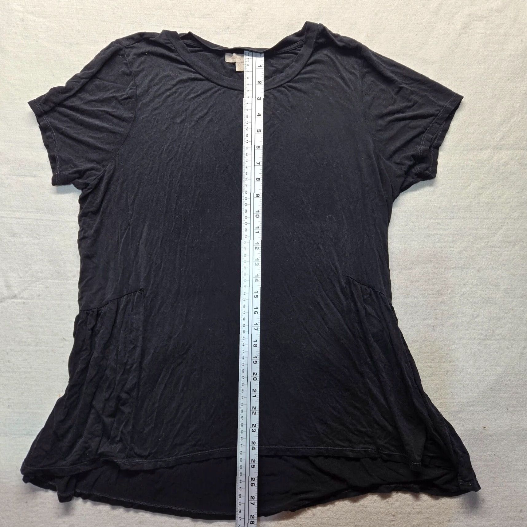 Vintage VINTAGE Wonderly Black Tunic Shirt Women 1X Blouse Short Sleeve Pullover Casual Top Women’s Plus Size Size XL / US 12-14 / IT 48-50 - 5 Thumbnail