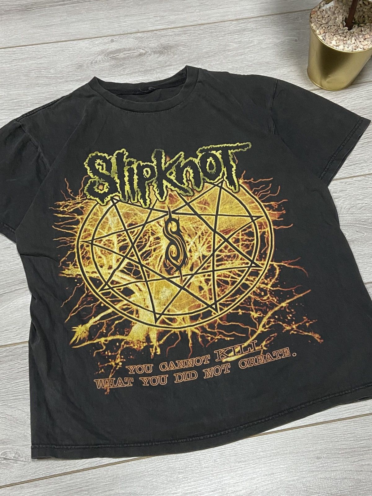 Slipknot Slipknot Concert T “YOU CANNOT KILL WHAT YOU DID NOT CREATE” Size US M / EU 48-50 / 2 - 3 Thumbnail