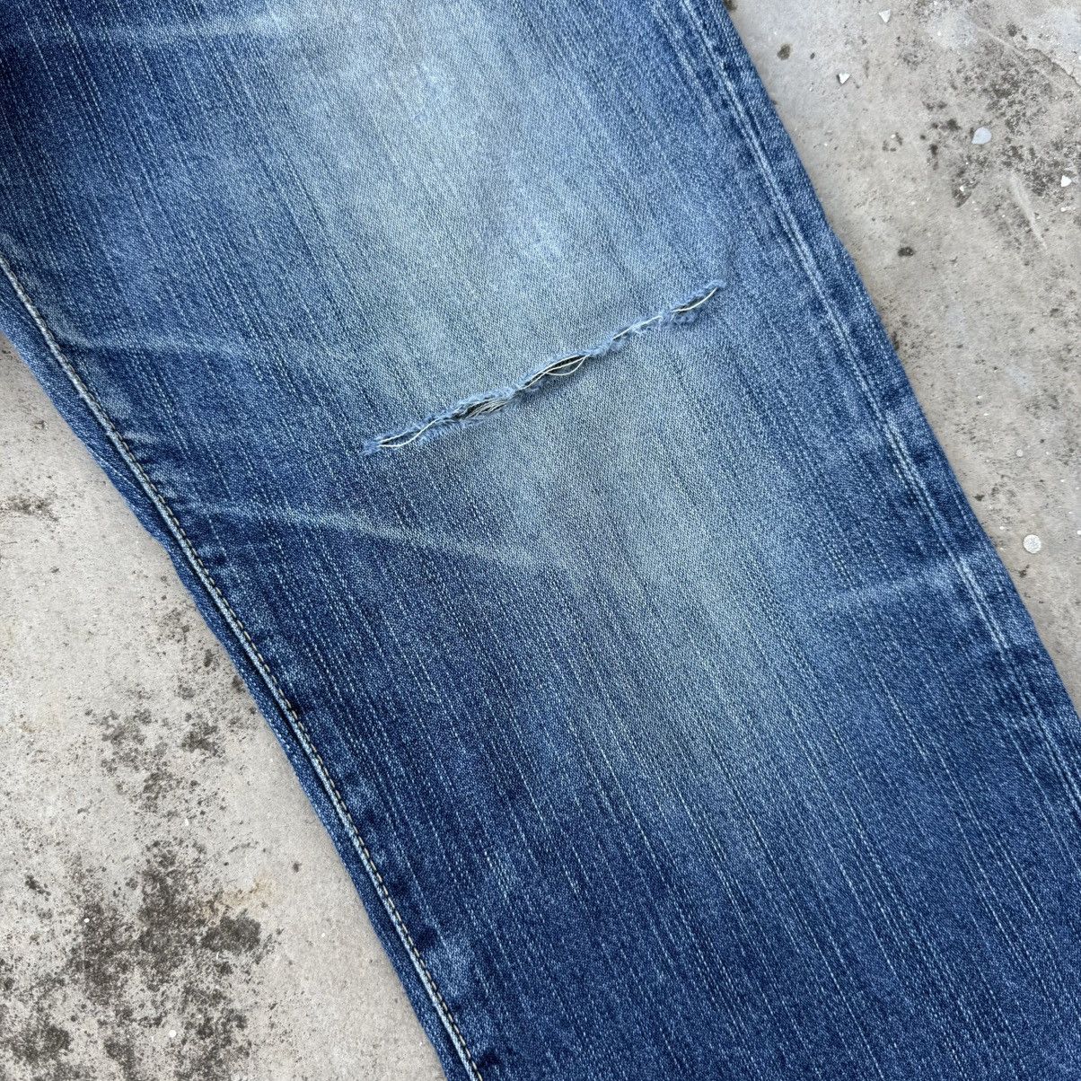 Vintage × Wrangler VINTAGE WRANGLER FADED RIPPED JEANS DENIM PANTS Size US 34 / EU 50 - 6 Thumbnail