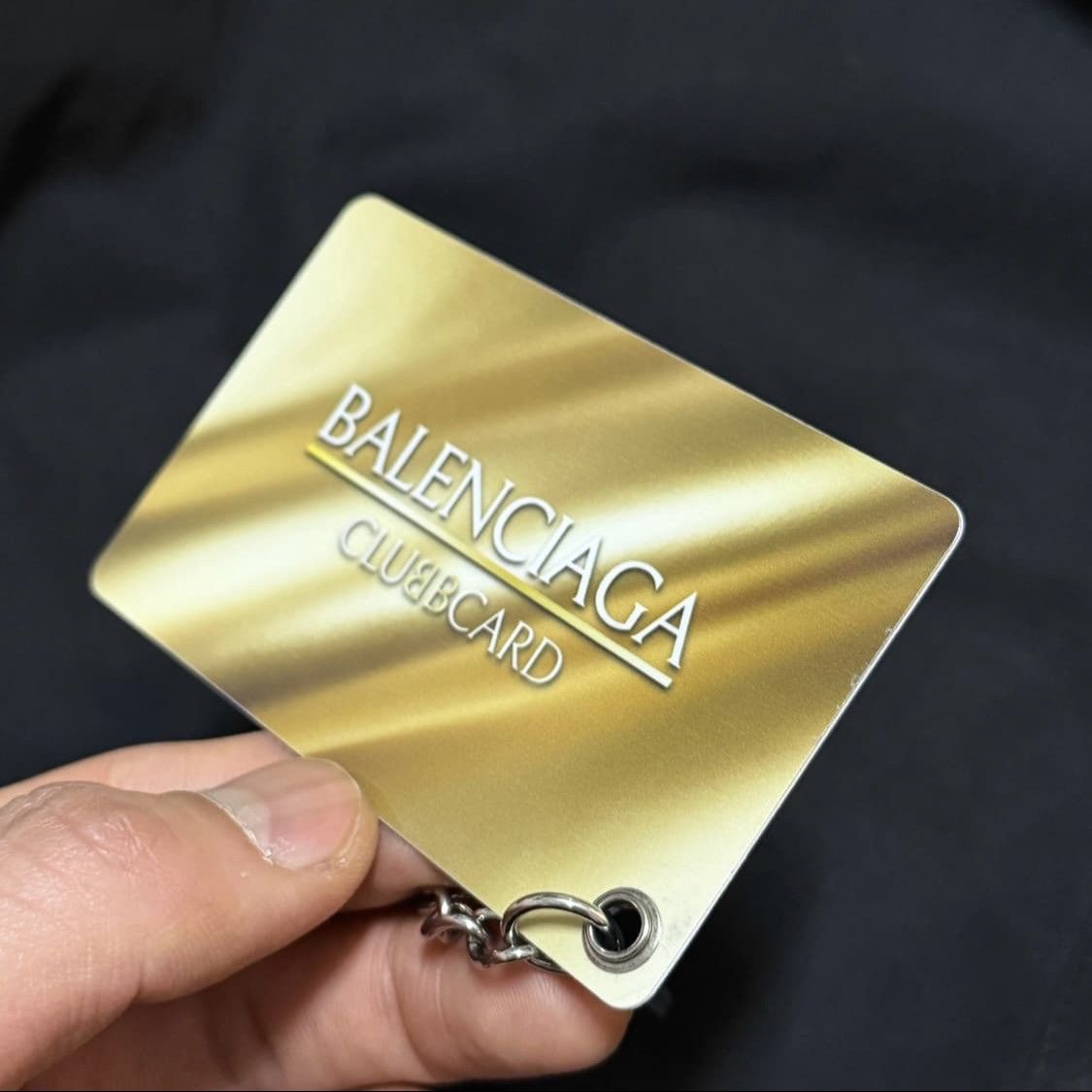 Balenciaga Balenciaga Club Card Key Ring Size ONE SIZE - 2 Thumbnail