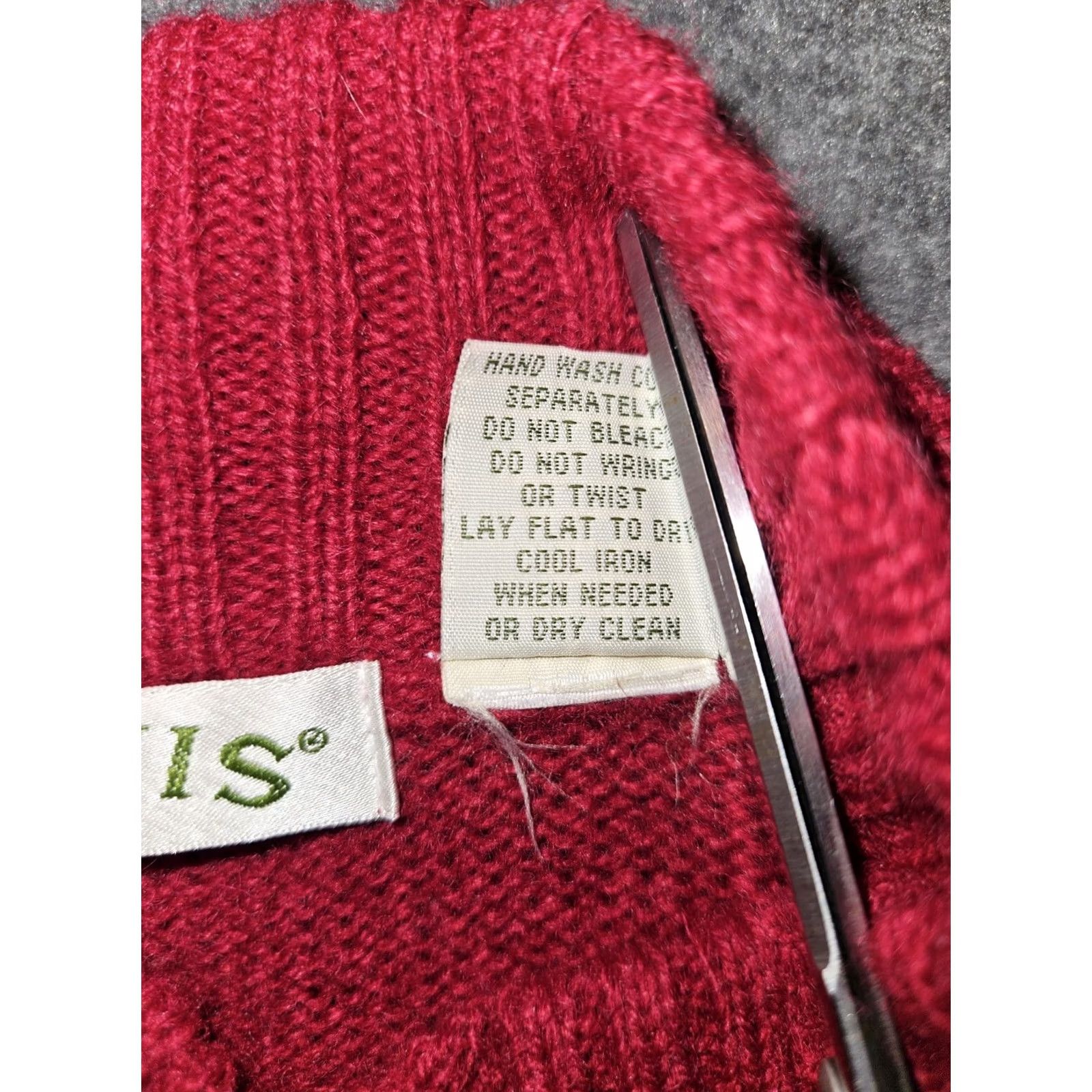 Orvis Orvis Cardigan Long Duster Women M 100% Wool Button Red Size M / US 6-8 / IT 42-44 - 4 Thumbnail