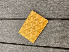 Goyard Yellow Victoire Bi Fold Wallet - 00873, Men's