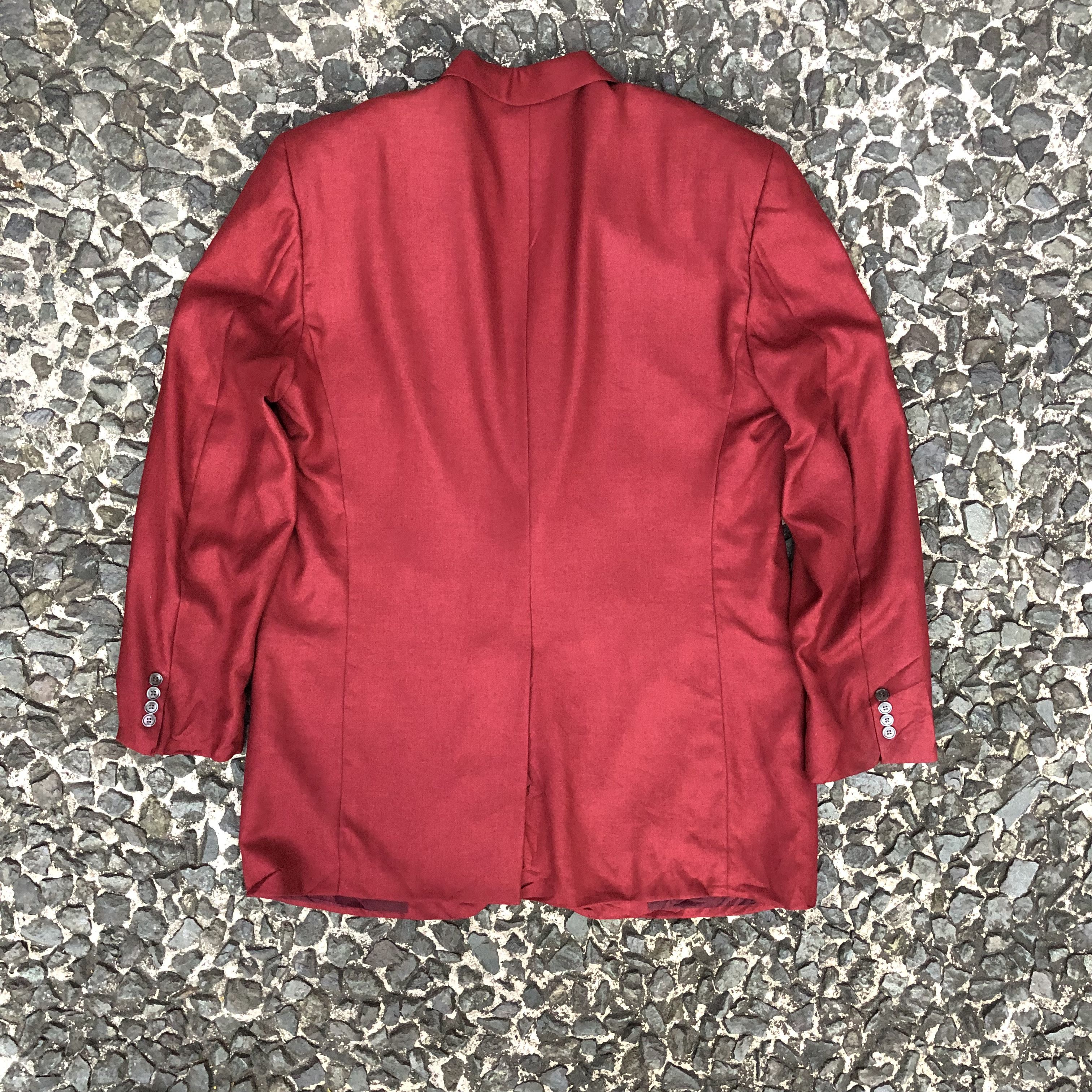 Brioni Brioni For Neiman Marcus Burgundy Traiano Blazer Size 54L - 6 Thumbnail