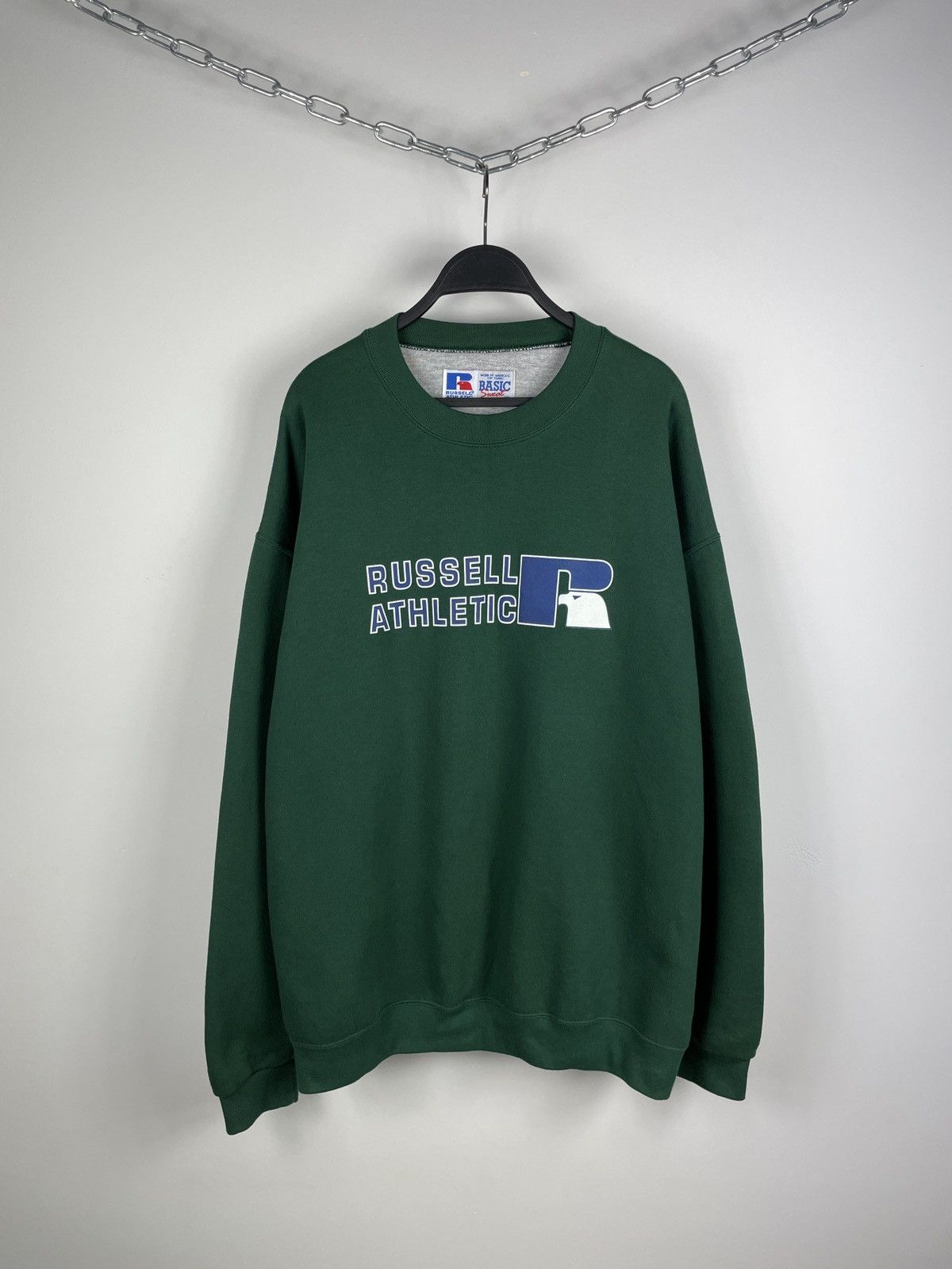 Russell Athletic × Vintage Vintage Russell Athletic Logo Basic Sweatshirt Size US XL / EU 56 / 4 - 1 Thumbnail