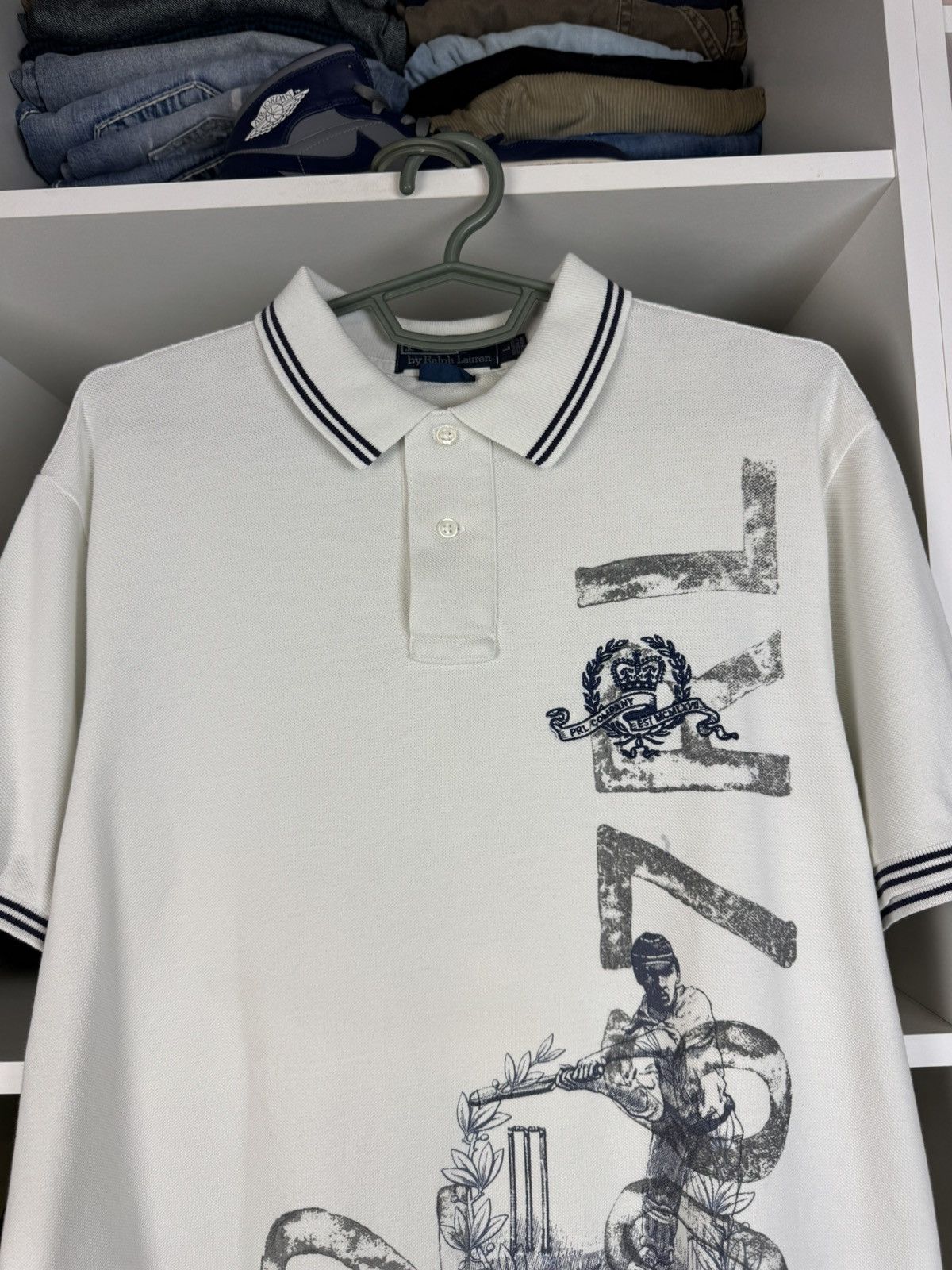 Polo Ralph Lauren Vintage Polo Ralph Lauren Cricket Polo T-shirt Size US L / EU 52-54 / 3 - 2 Thumbnail