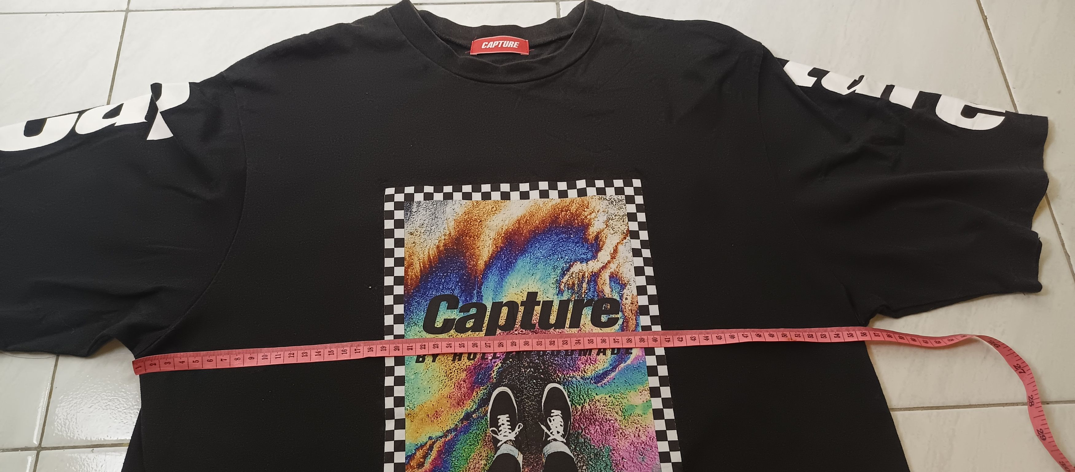 Japanese Brand CAPTURE BY HOLLYWOOD MADE Short Sleeve TShirt Size US L / EU 52-54 / 3 - 6 Thumbnail