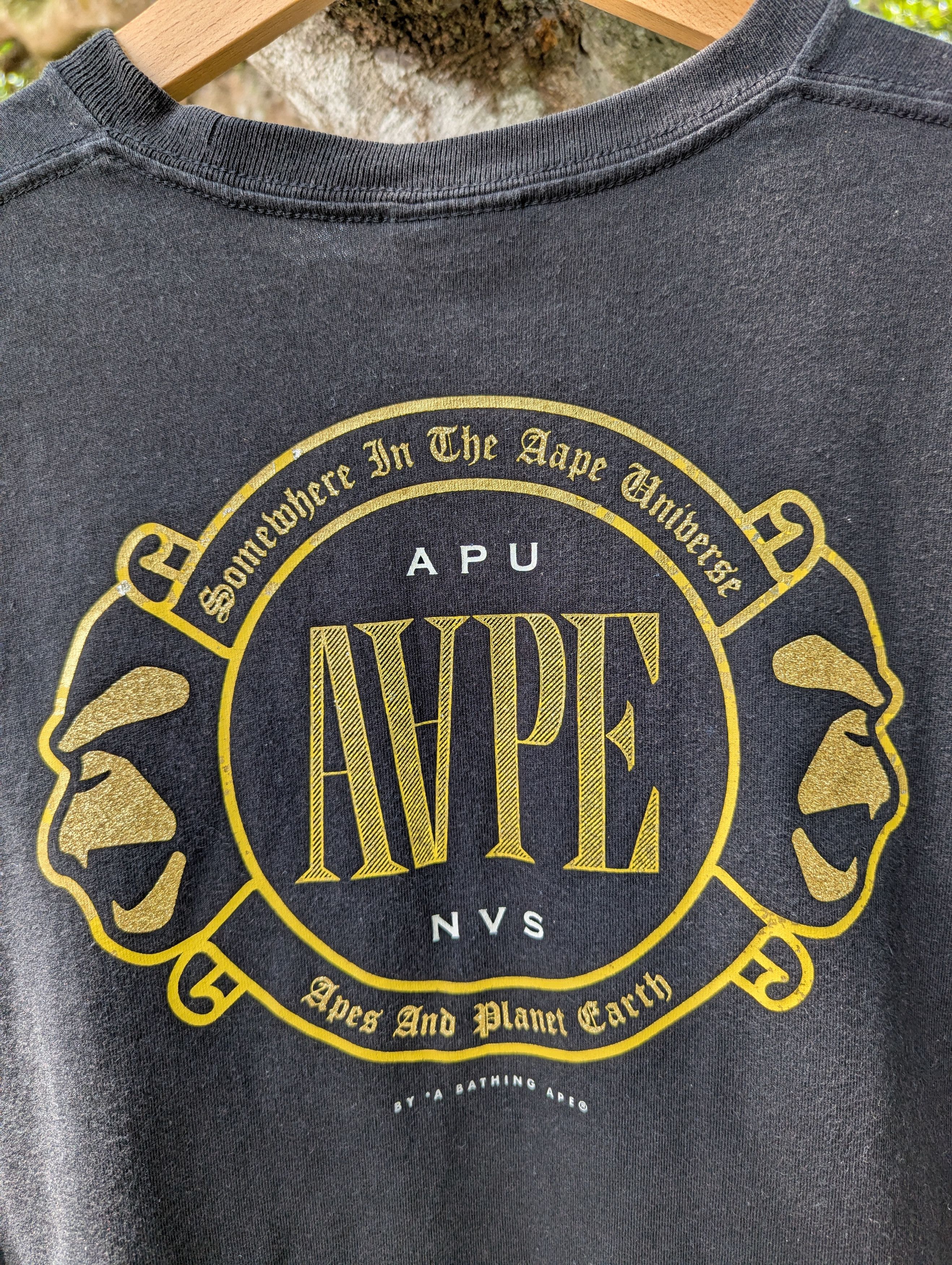 Aape AAPE BY BAPE SOMEWHERE IN THE AAPE UNIVERSE TSHIRT Size US S / EU 44-46 / 1 - 6 Thumbnail