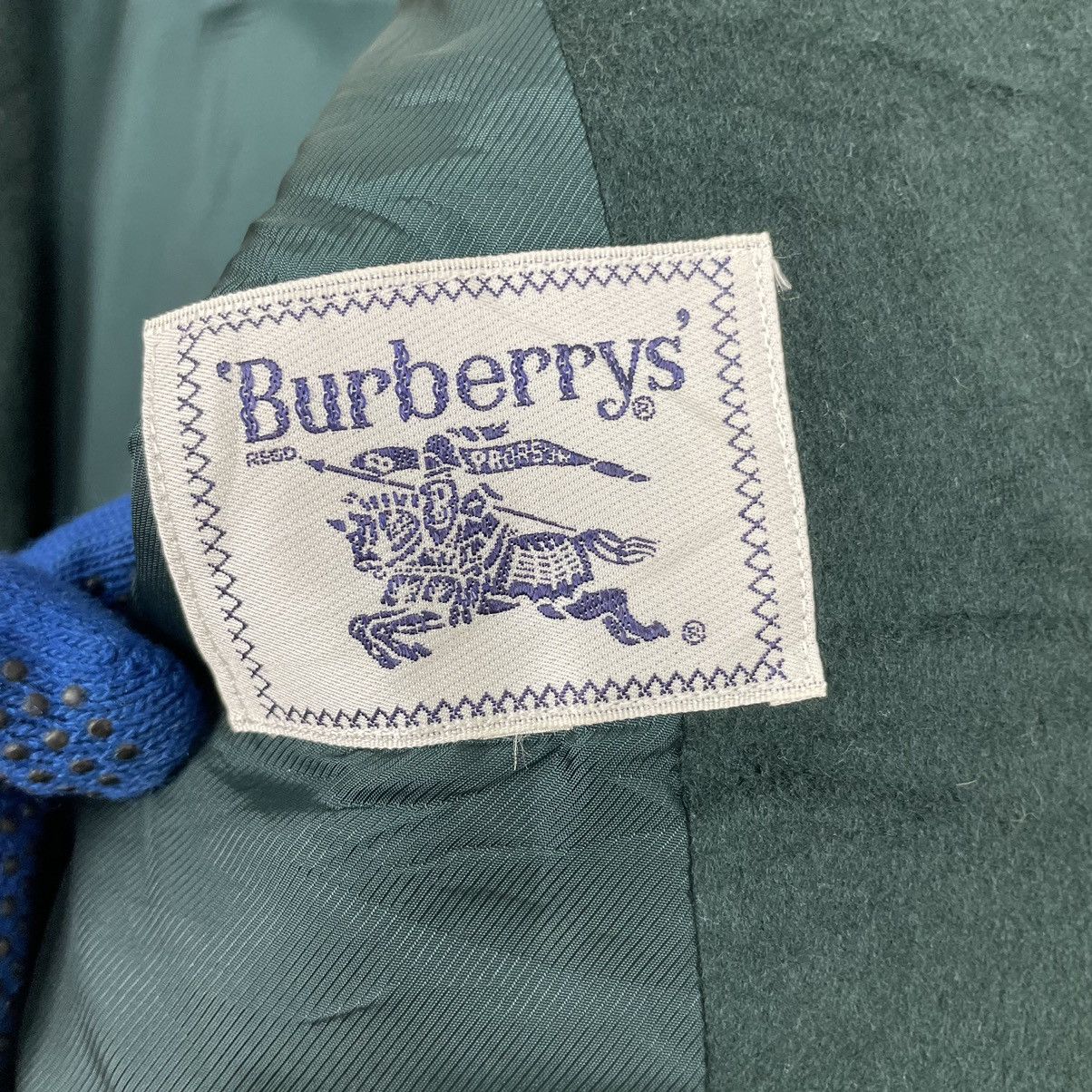 Burberry Prorsum × Vintage 💥VINTAGE BURBERRYS EMERALD GREEN WOOL JACKET COAT Size US M / EU 48-50 / 2 - 8 Thumbnail
