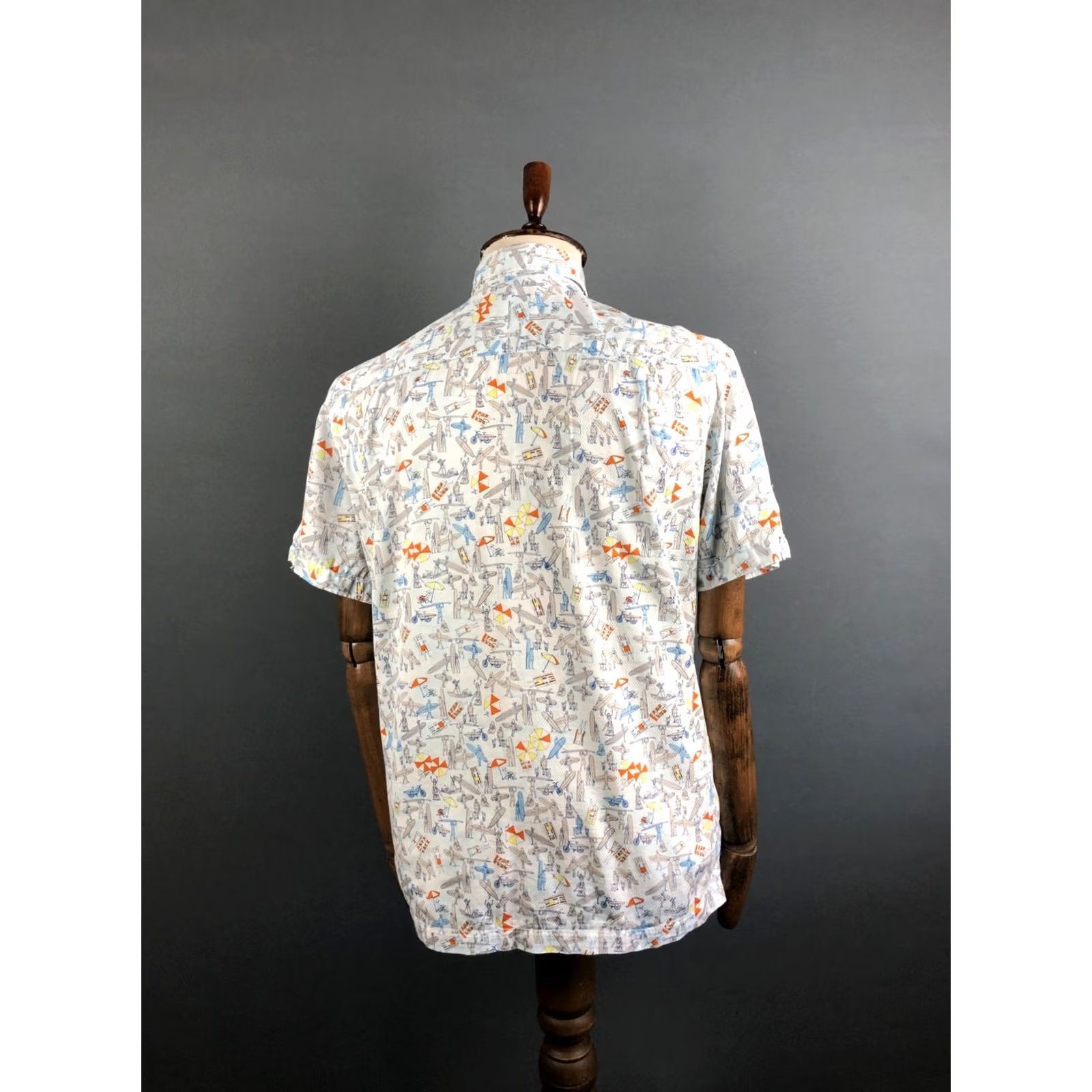 Tommy Bahama Tommy Bahama Shirt Size S Blue Cotton Patterned Men's Size US S / EU 44-46 / 1 - 3 Thumbnail