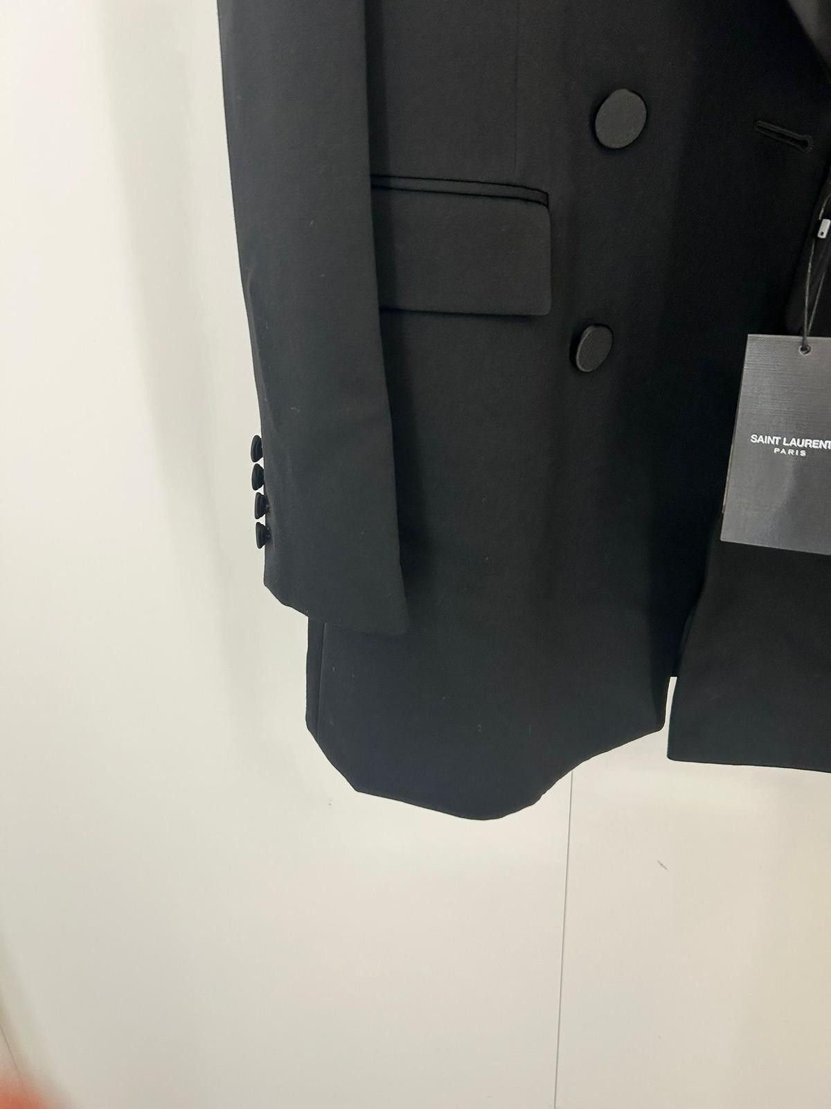 Saint Laurent Paris Double breasted trench coat made with recycled polyester Size 48R - 4 Thumbnail