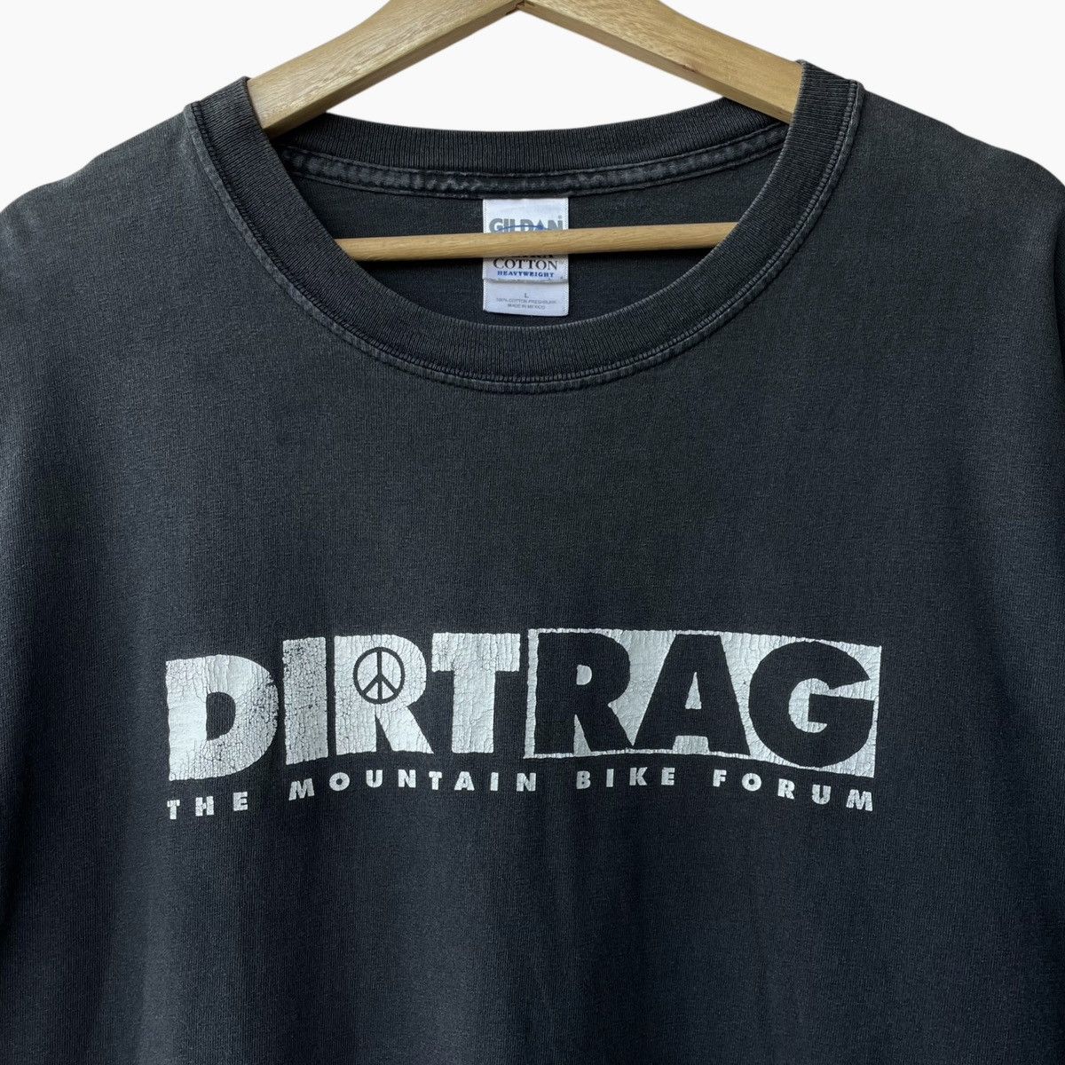 Vintage Dirt Rag MTB Magazine USA Vintage 2000s Promo Tee Size US L / EU 52-54 / 3 - 3 Thumbnail