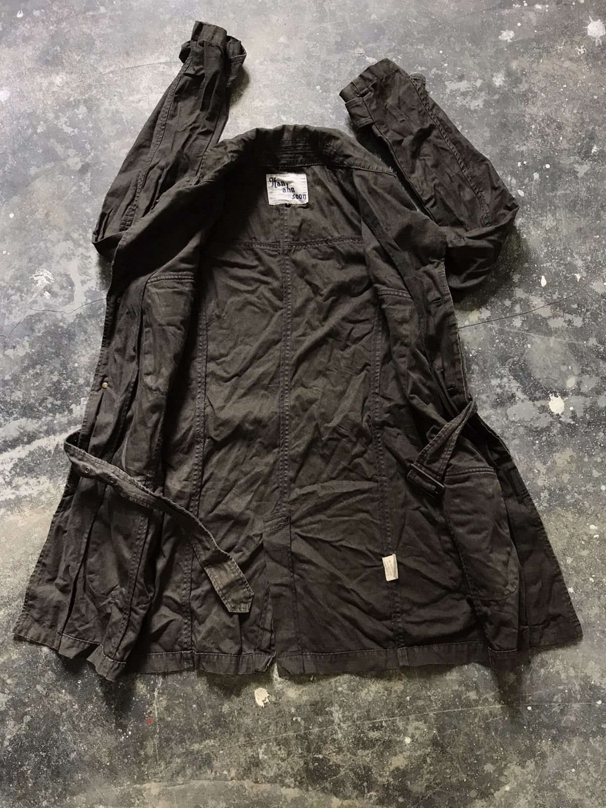 Japanese Brand Han Ahn Soon Army Parka jacket Size S / US 4 / IT 40 - 5 Thumbnail