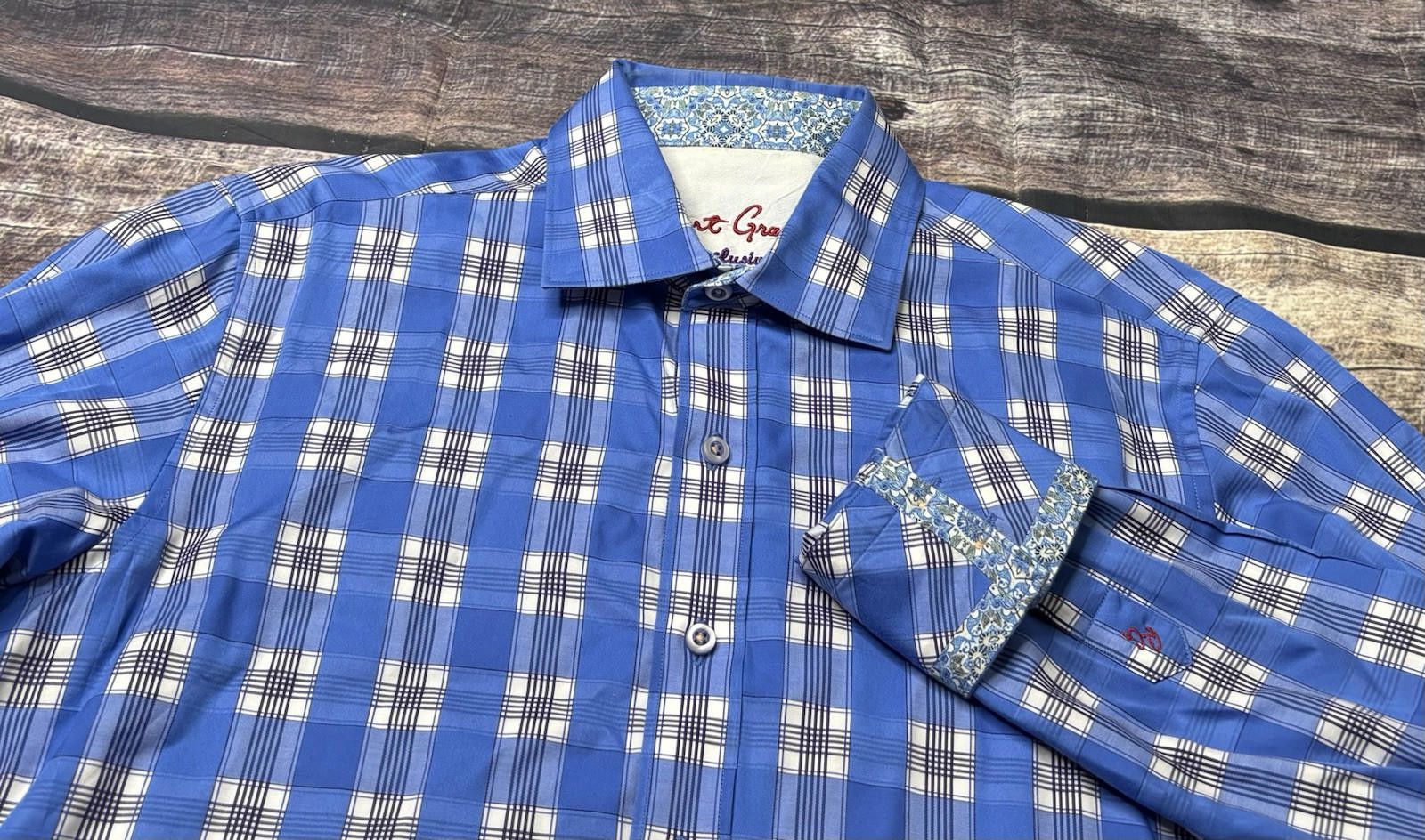 Robert Graham Robert Graham Exclusive Shirt Men's Small Classic Flip Cuff Size US S / EU 44-46 / 1 - 1 Thumbnail
