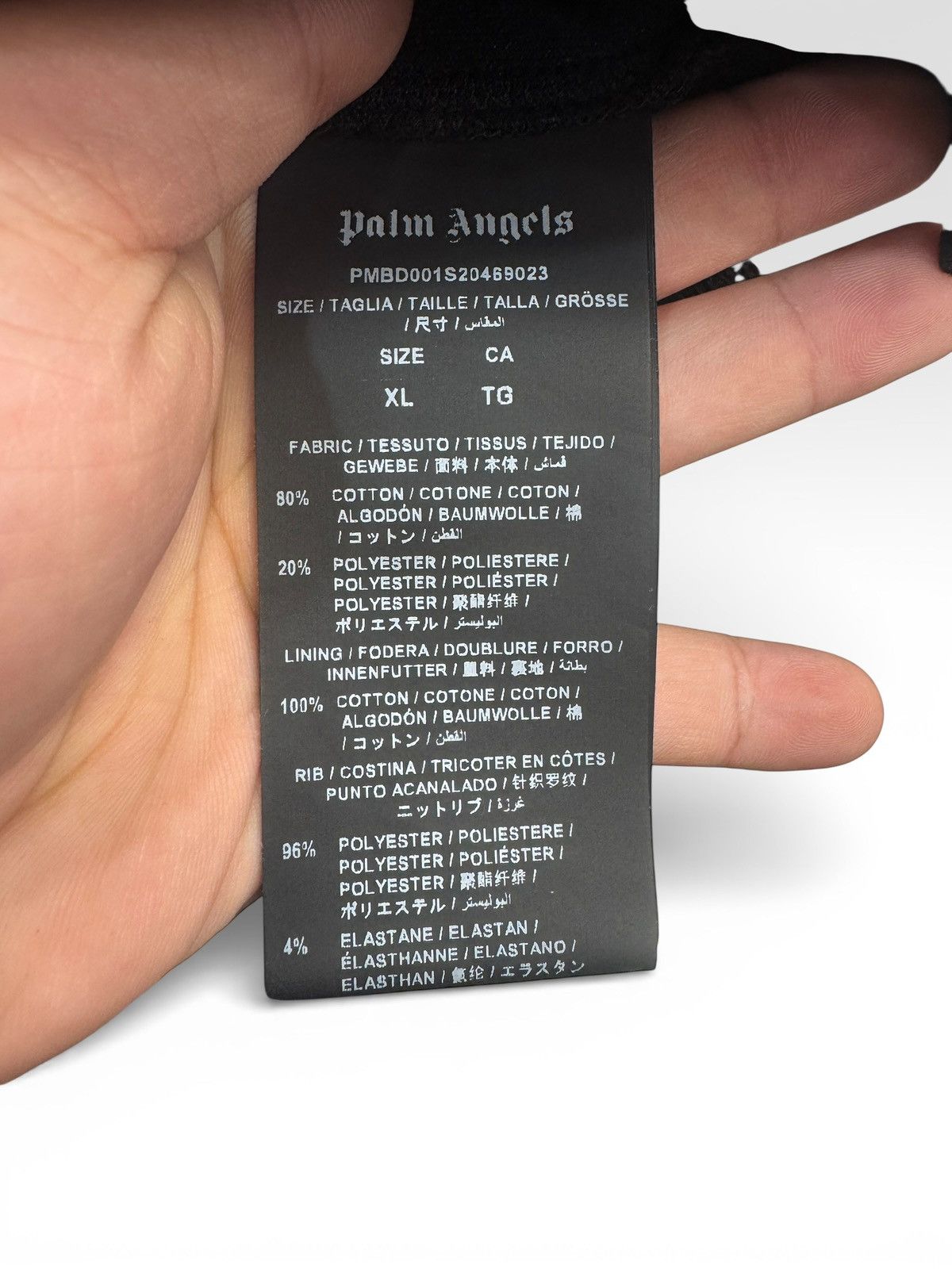 Palm Angels Palm Angels Black Track Jacket Size US XL / EU 56 / 4 - 3 Thumbnail