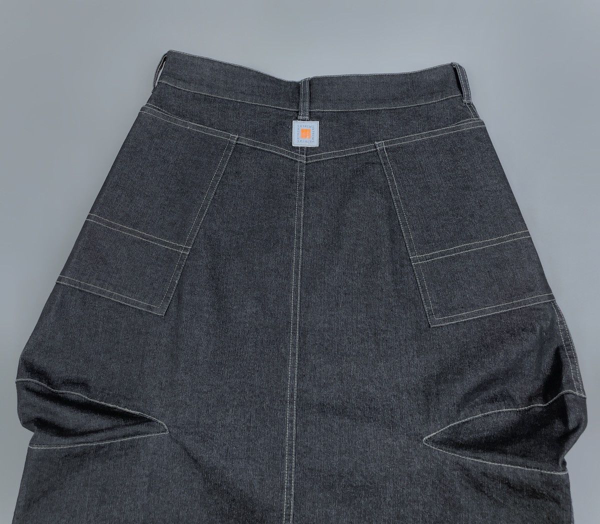 Marithe + Francois Girbaud Vintage Le Jean de Marithe Francois Girbaud Extreme Skirt 44 Size 27" / US 4 / IT 40 - 11 Thumbnail