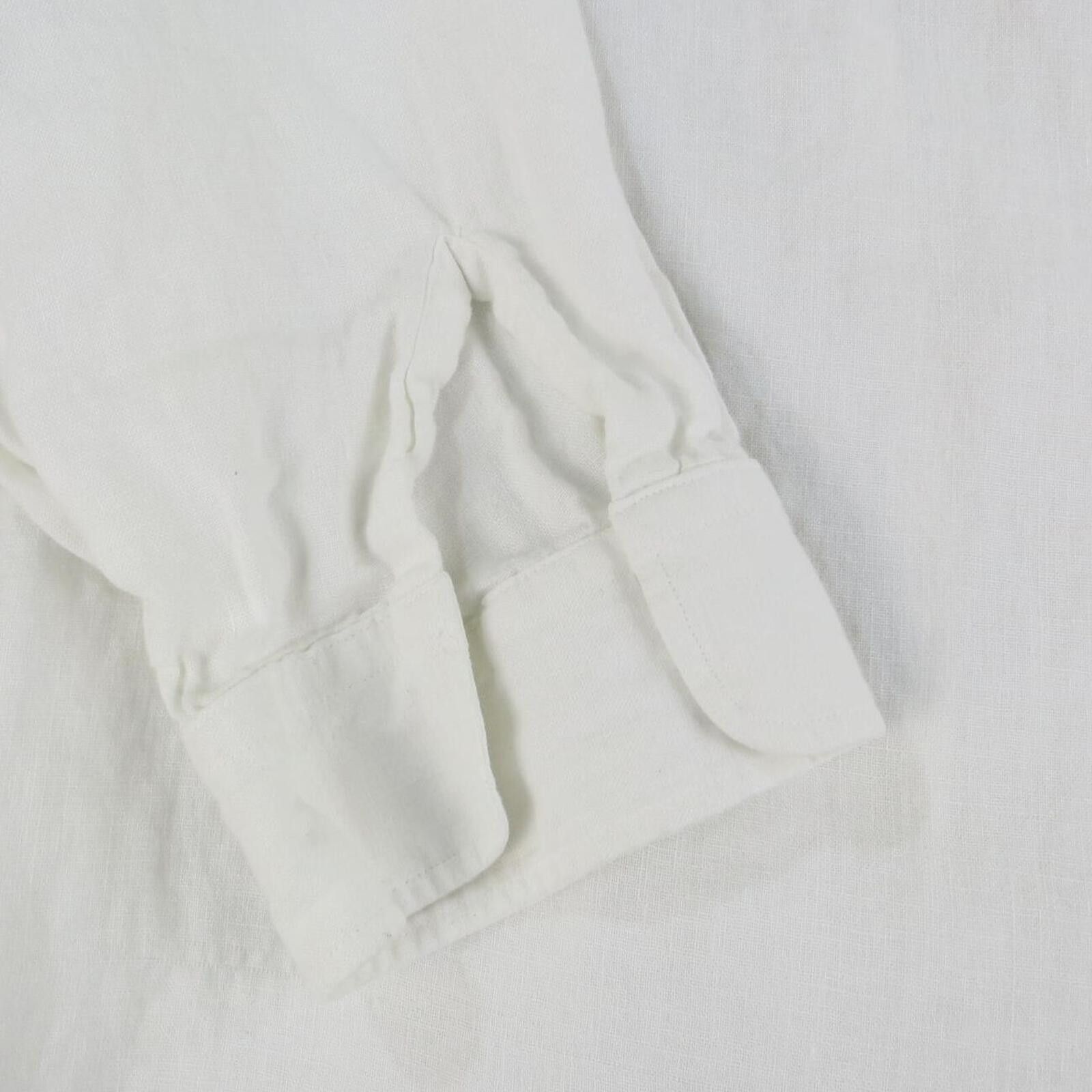 Chaps Chaps White 3/4 Sleeve Button-Up Shirt Women's Medium Size M / US 6-8 / IT 42-44 - 2 Thumbnail