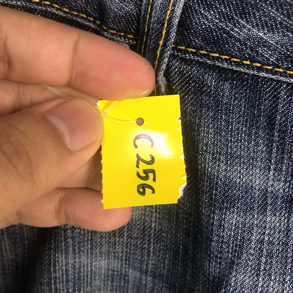 Paper Denim & Cloth DL Paper Denim & Cloth Blue Denim Pants #C256 Size US 27 - 11 Thumbnail