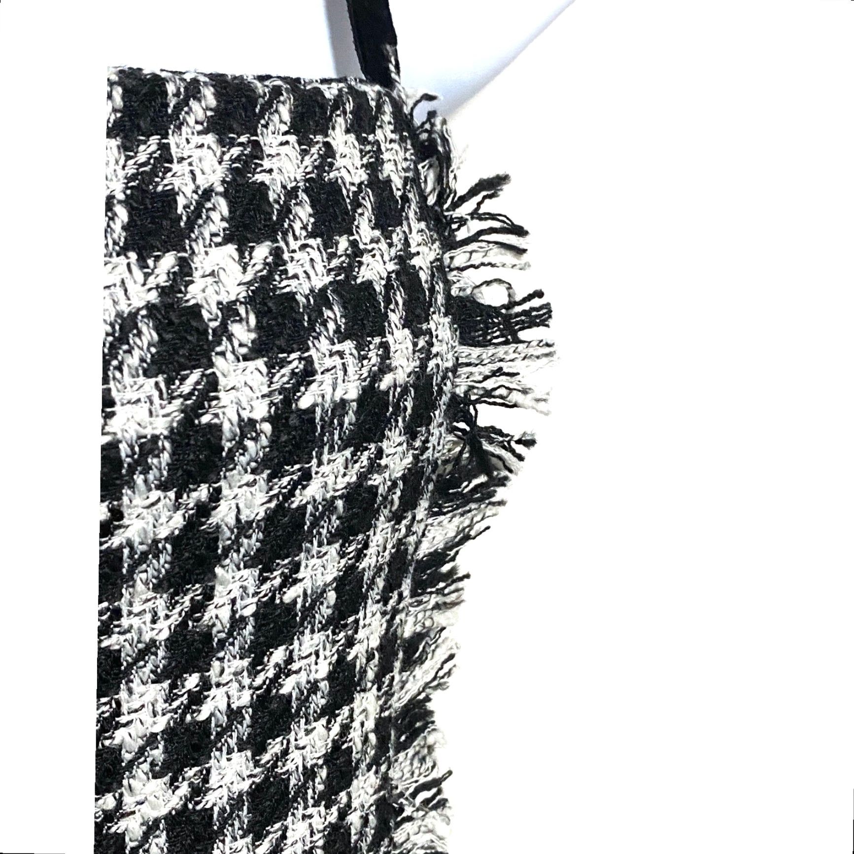 Forever 21 Forever 21 Woven Houndstooth Mini Dress L Velvet Straps Whimsigoth Emo Punk NWT Dress Size L / US 10 / IT 46 - 2 Thumbnail