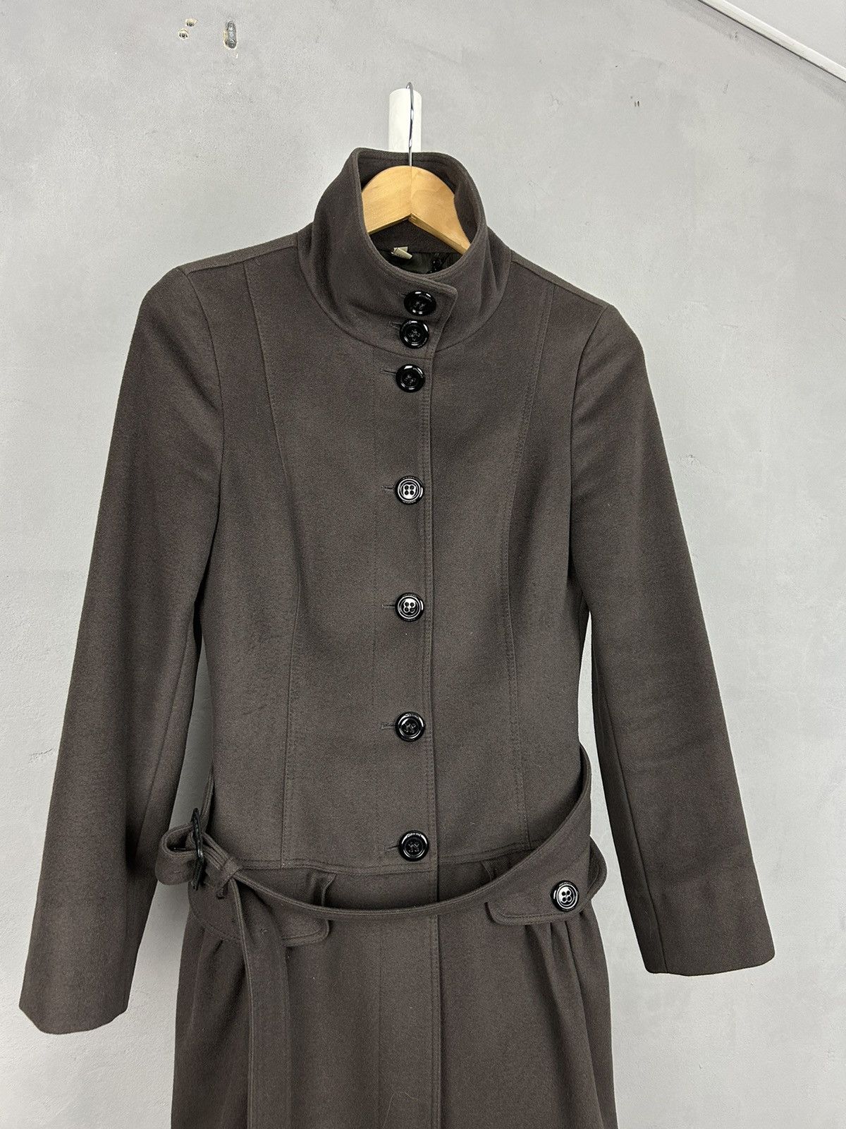 Burberry Burberry London Wool Belted Coat Womens Size 6 Made In Italy Size M / US 6-8 / IT 42-44 - 2 Thumbnail