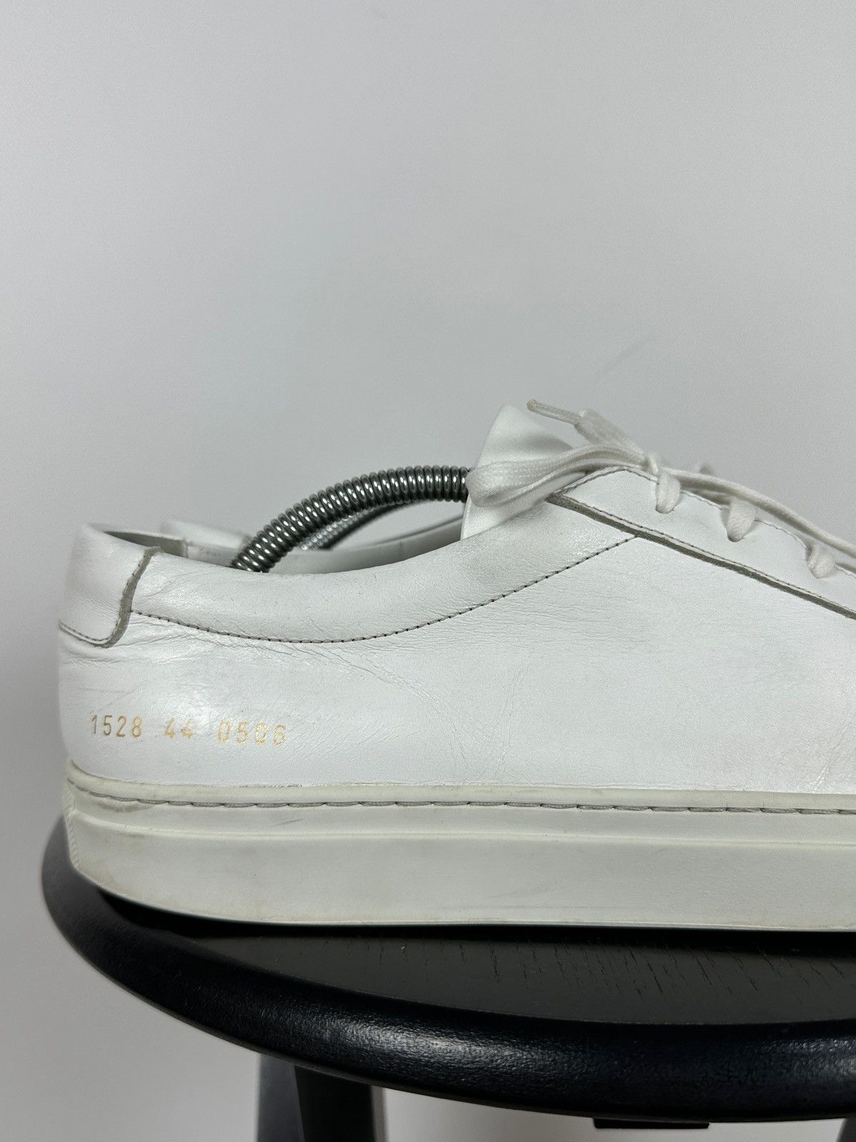 Common Projects Common Projects Original Achilles 1528 Low White Sneakers Size US 11 / EU 44 - 16 Thumbnail