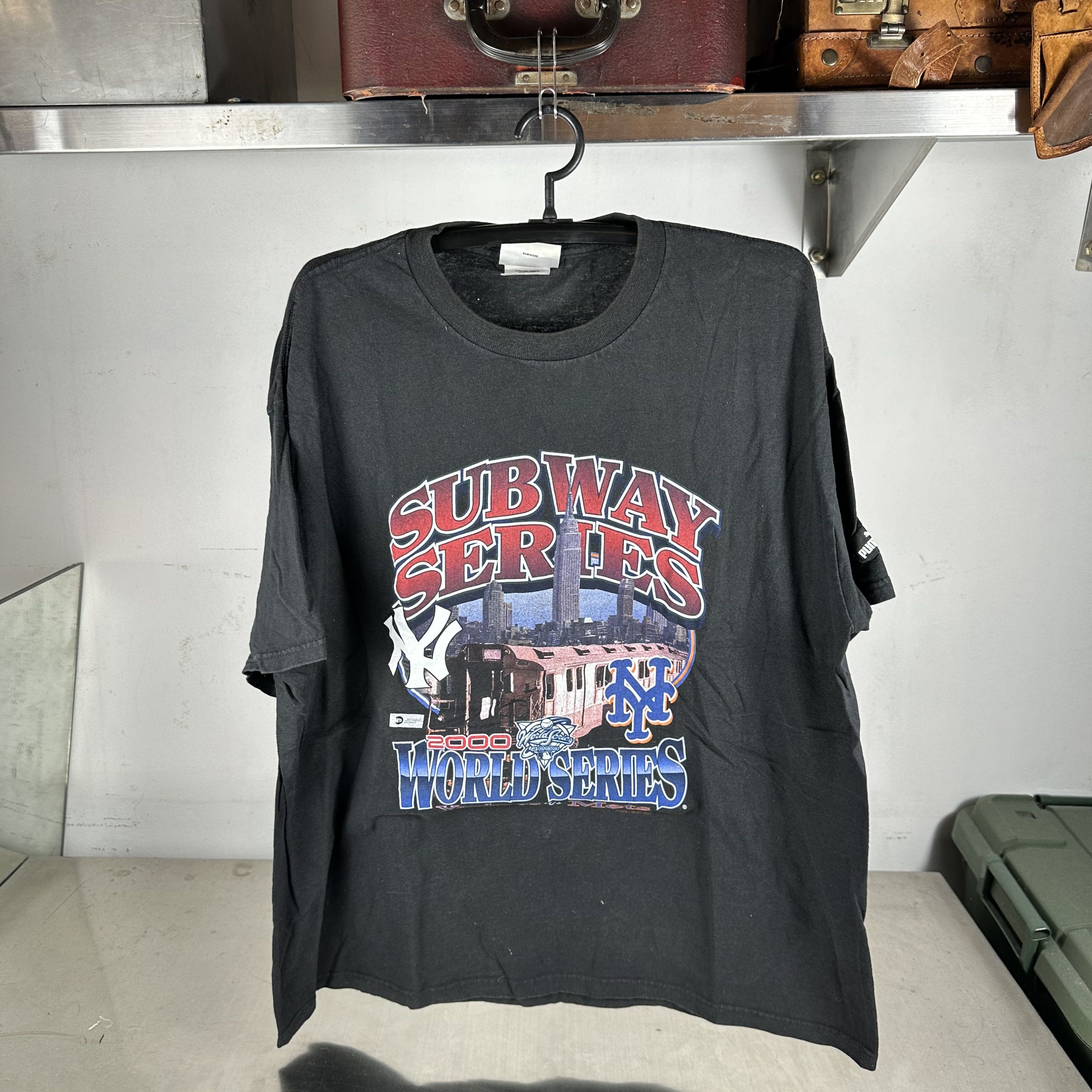 Vintage Puma 2000 MLB Subway Series World Series Championship Tee Size US XXL / EU 58 / 5 - 1 Thumbnail