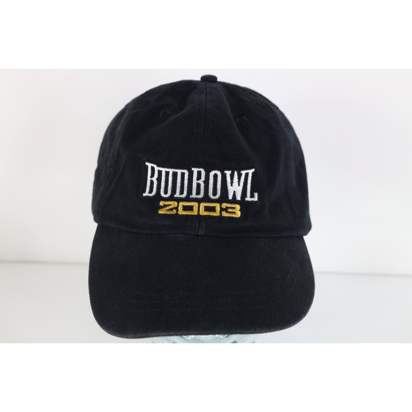 Vintage Vintage Y2K 2003 Faded Spell Out Budweiser Beer Bud Bowl Hat Size ONE SIZE - 1 Thumbnail