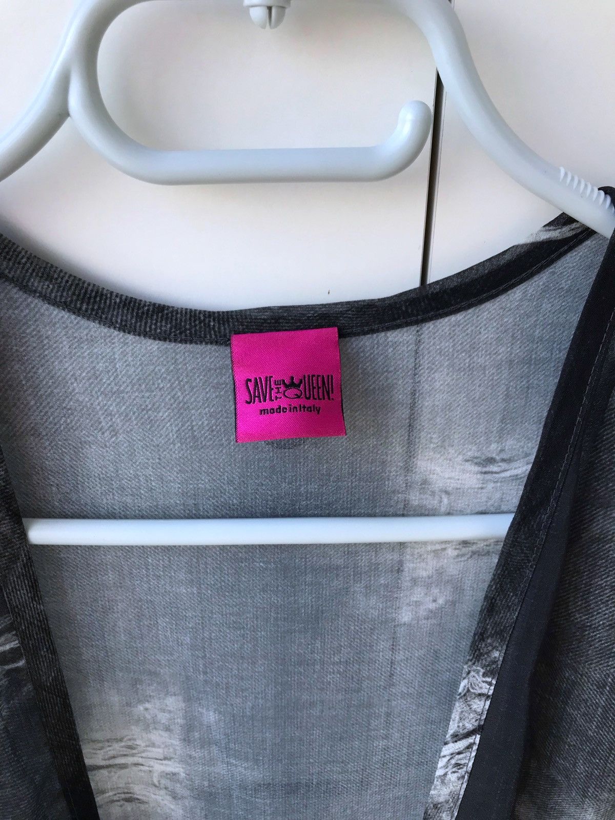 Japanese Brand RARE SAVE THE QUEEN MESH CARDIGAN Size S / US 4 / IT 40 - 4 Thumbnail