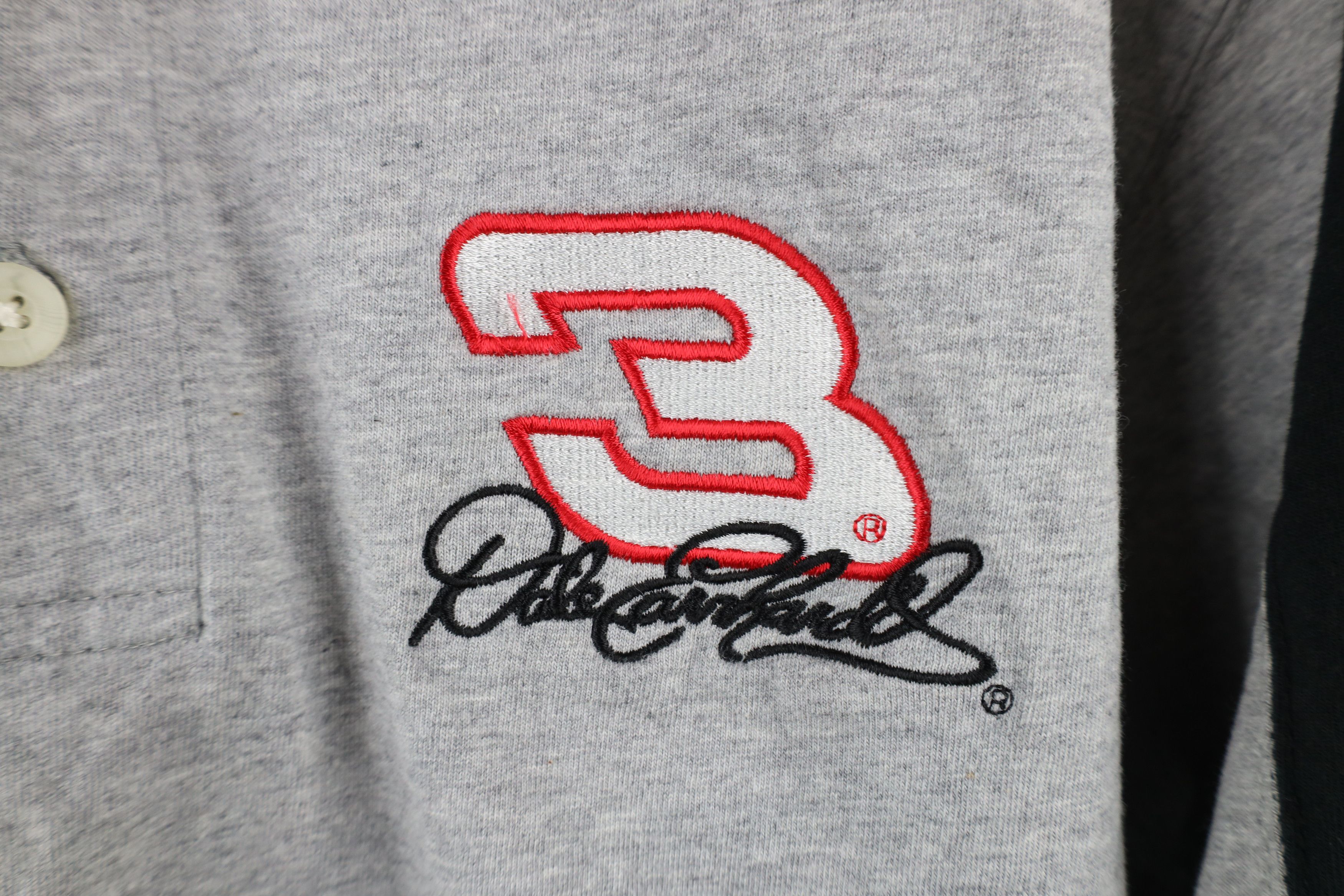 Vintage Vintage 90s NASCAR Dale Earnhardt Racing Polo Shirt Cotton Size US M / EU 48-50 / 2 - 4 Thumbnail