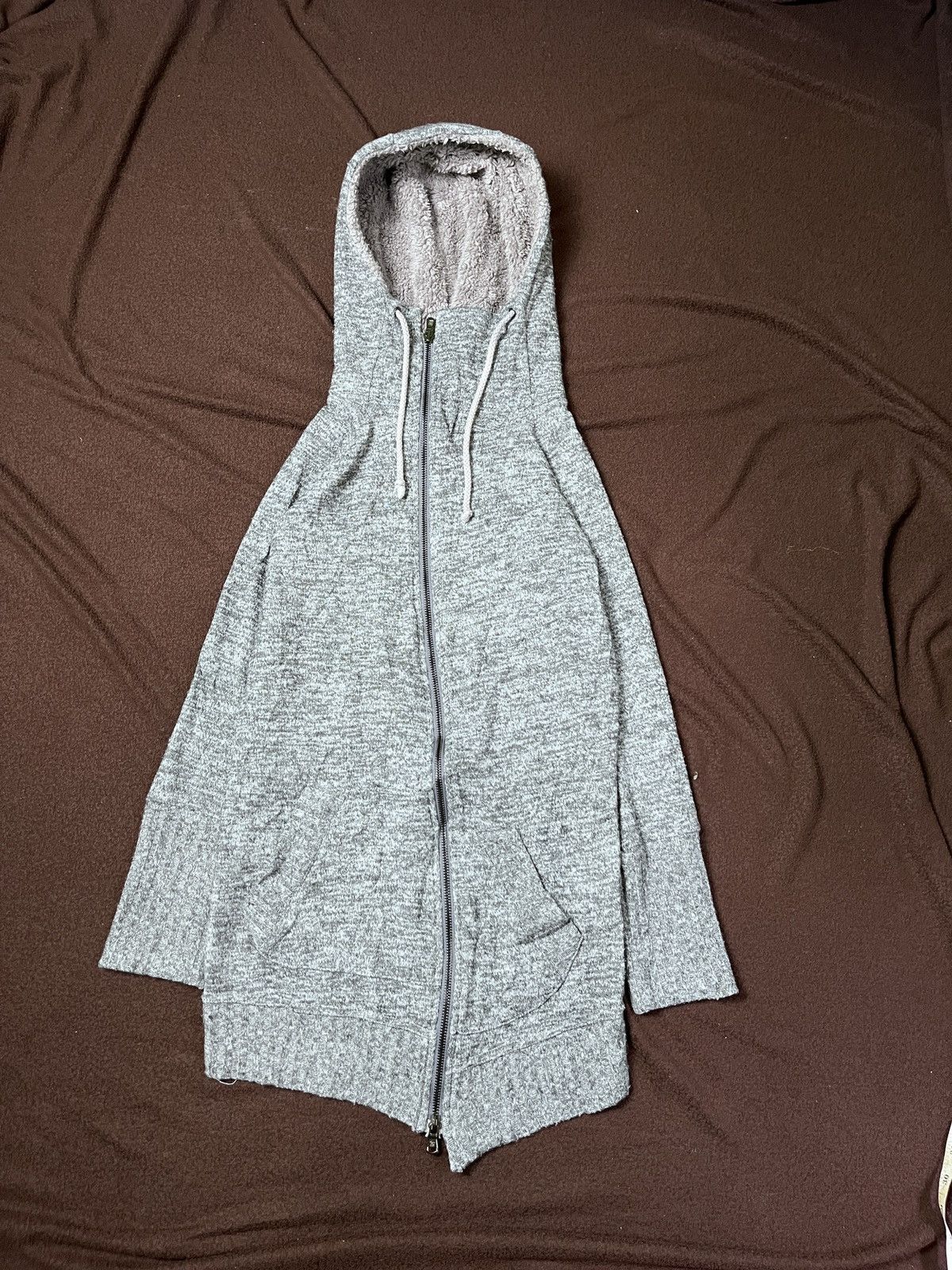 Heaven And Earth Skulls Fur Knit Zipper