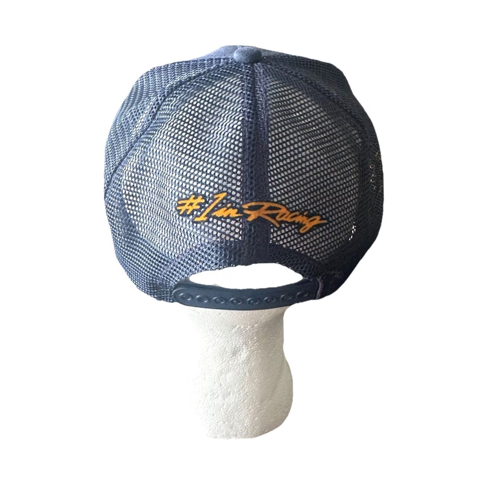 Vintage VINTAGE Swingster Trucker Hat Cap USA NWOT Adult One Size Navy Blue Foam Canvas Snapback Adjustable 80s Goodyear Patch Pattern Solid Mens Size ONE SIZE - 4 Thumbnail