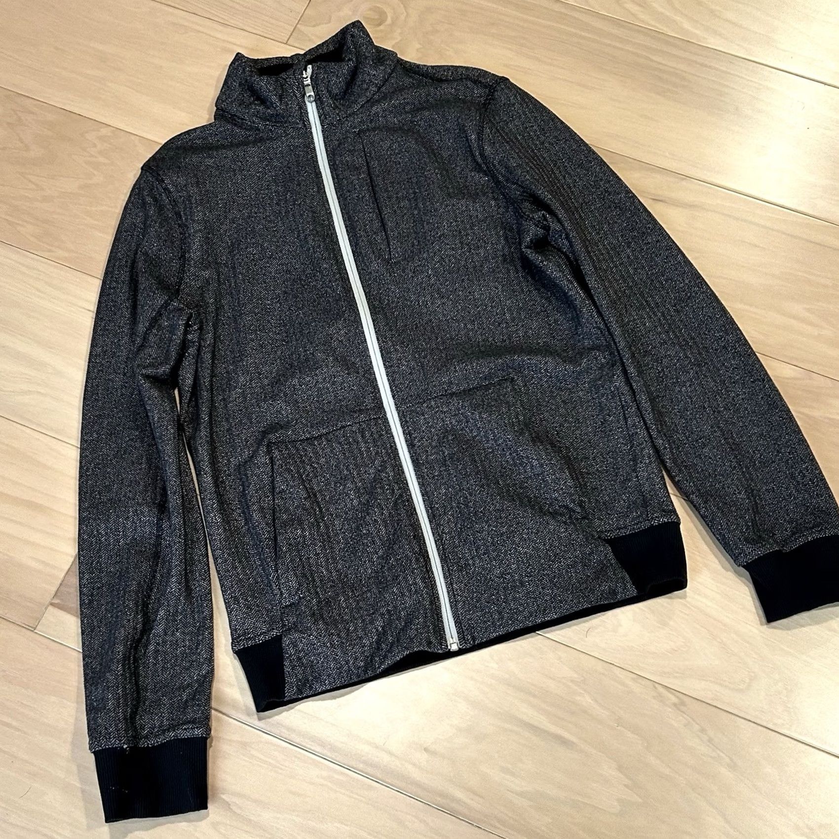 Lululemon Lululemon PrePost Jacket Dark Gray Full Zip Long Sleeve Mens Medium Stainless? Size US M / EU 48-50 / 2 - 2 Thumbnail